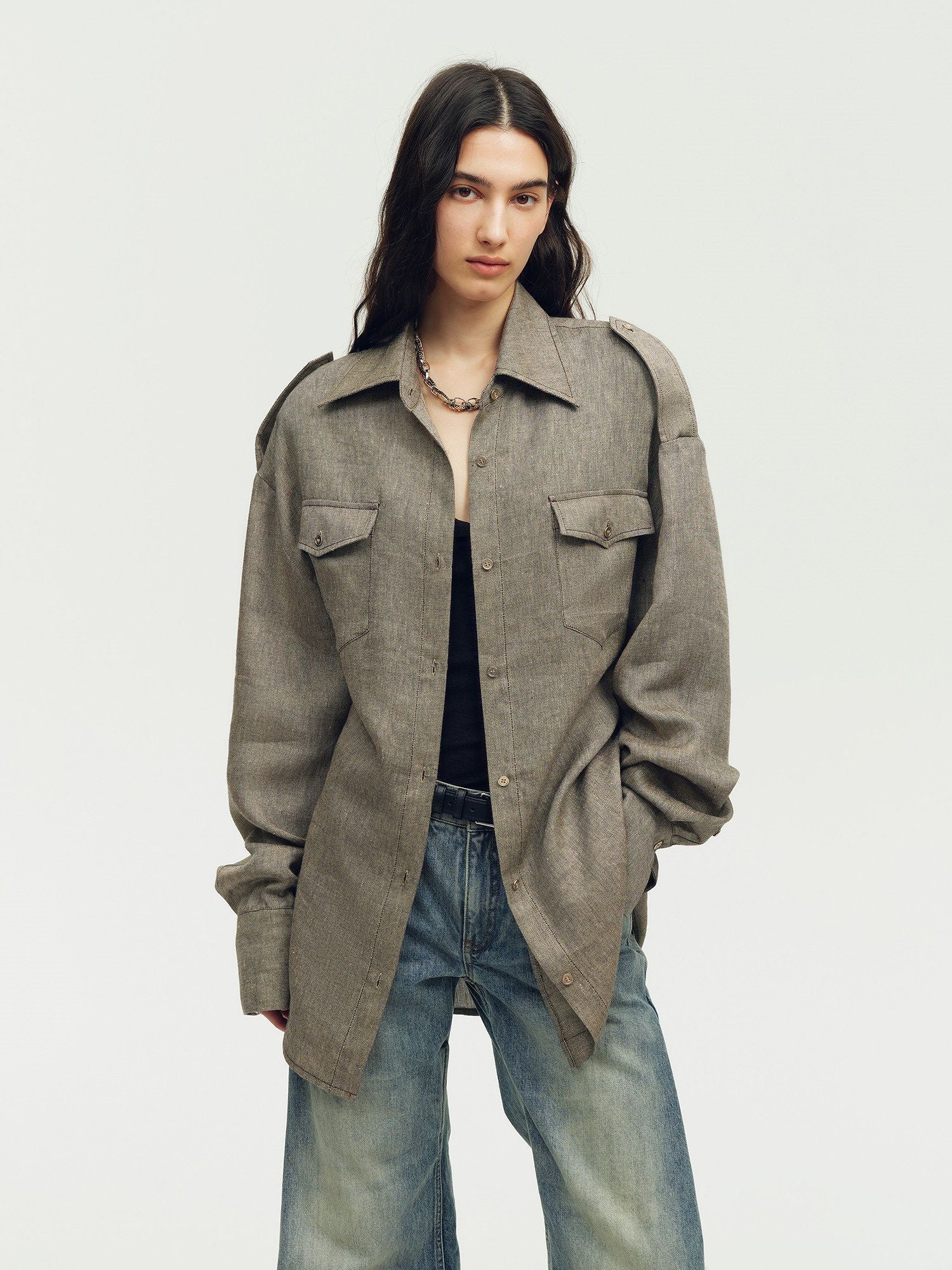 Epaulet Utility Shirt - Image 4