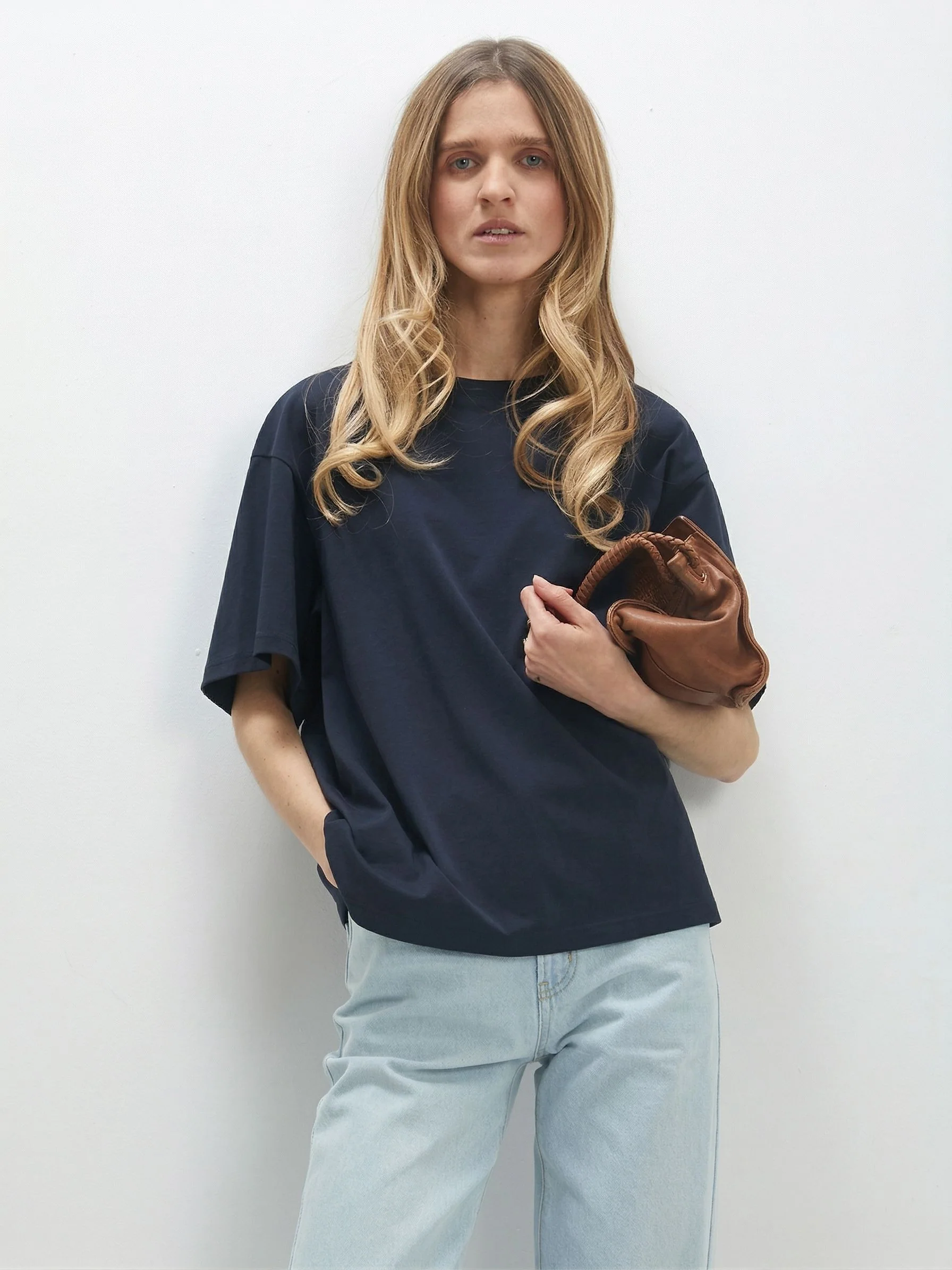 Evie Oversize Cotton Tee - Image 5