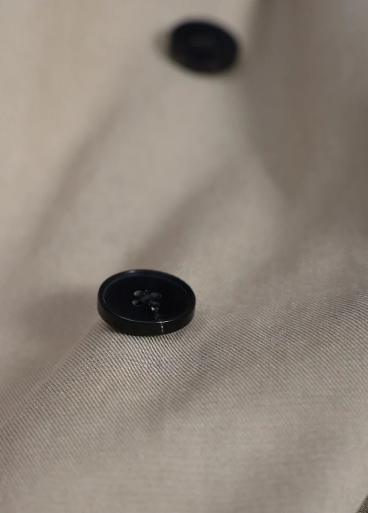 Extra-Long Lyocell-Cotton Trench Coat - Image 4
