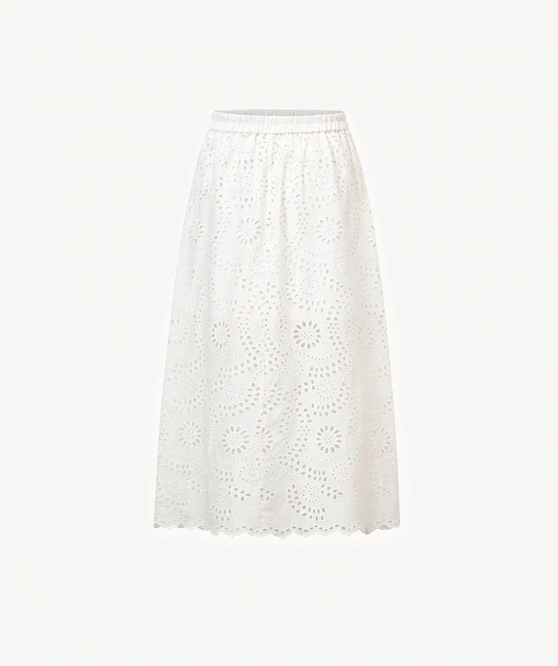 Eyelet Midi Skirt - Image 5