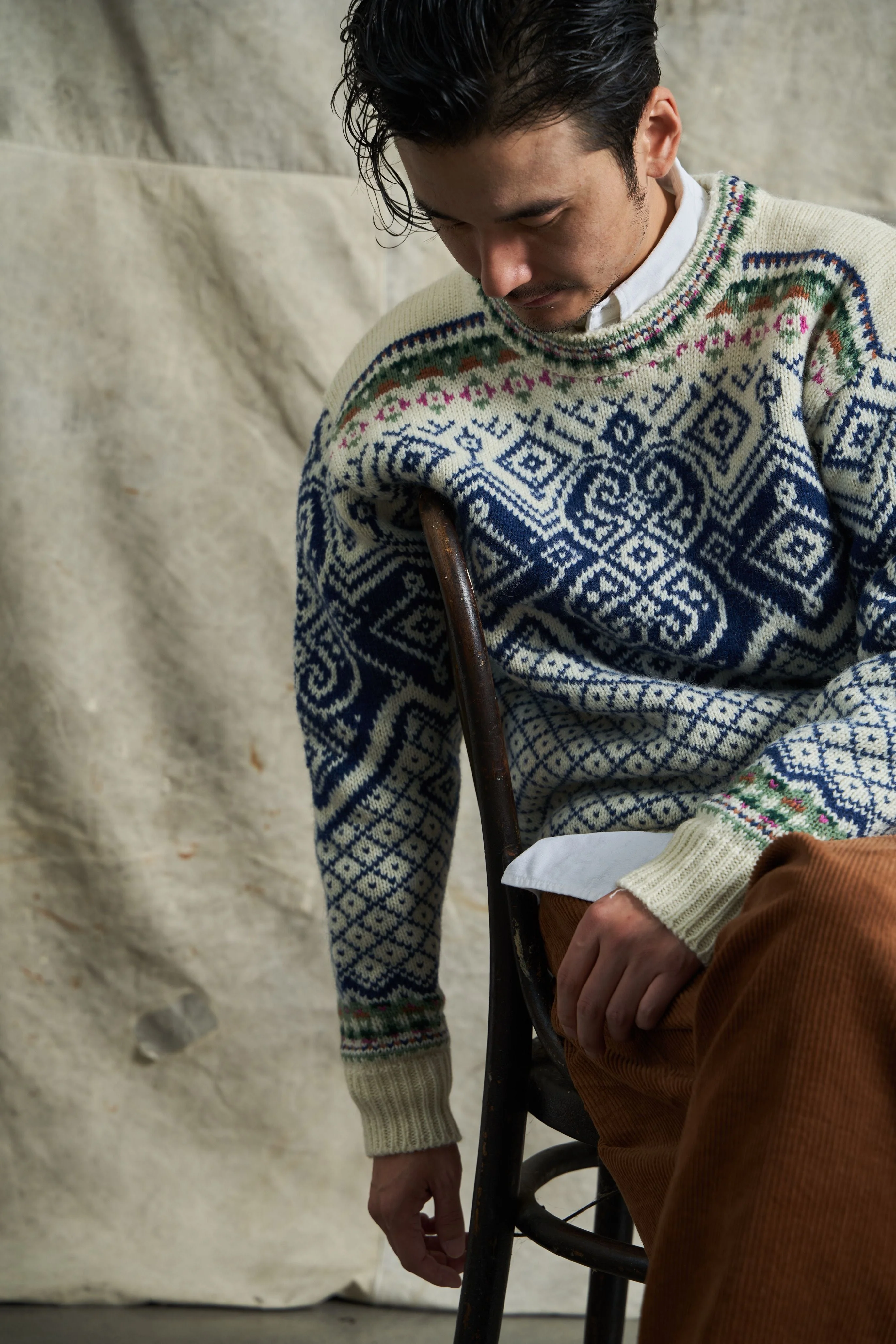 Fair Isle Crewneck Sweater