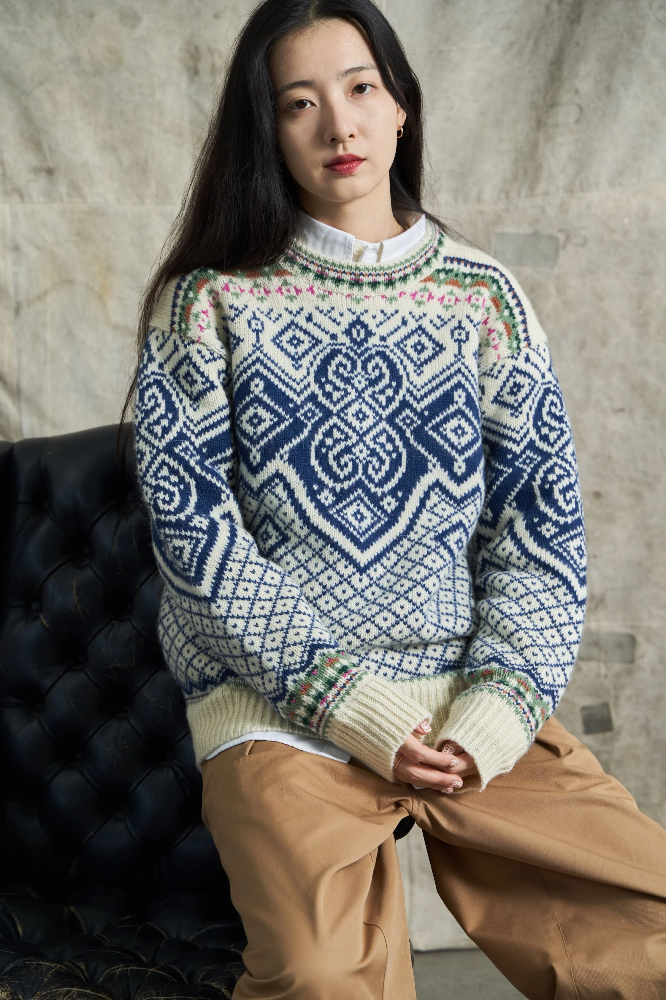 Fair Isle Crewneck Sweater - Image 3