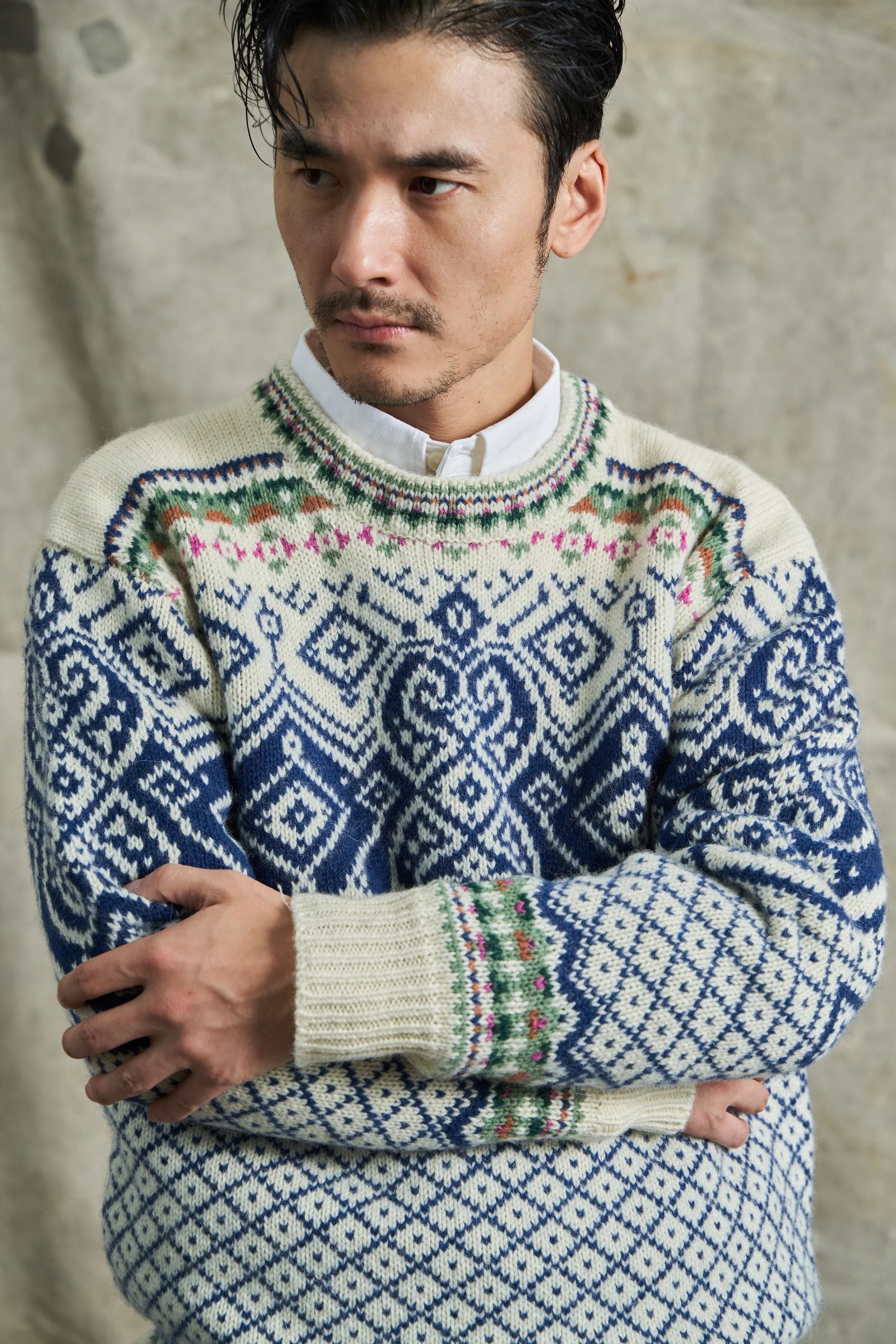 Fair Isle Crewneck Sweater - Image 5