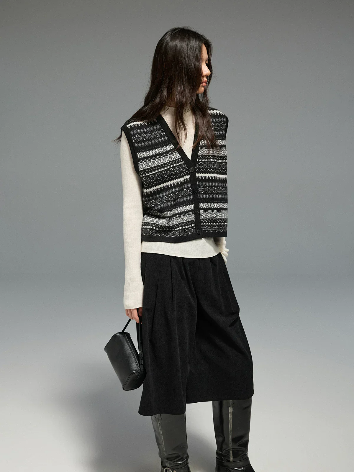 Fair Isle Knit Vest - Image 2