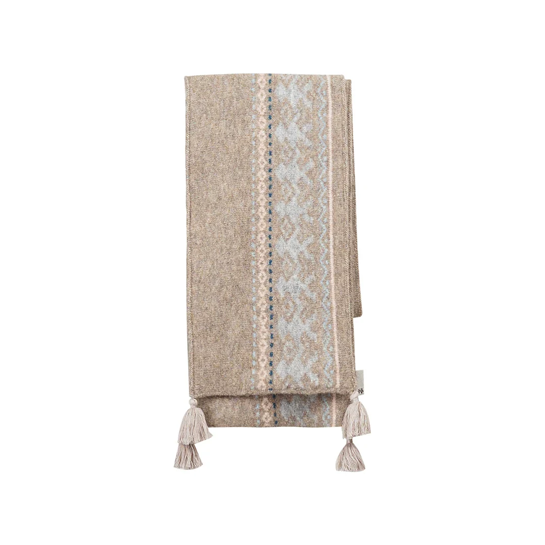 Fair Isle Tassel Scarf - Image 6