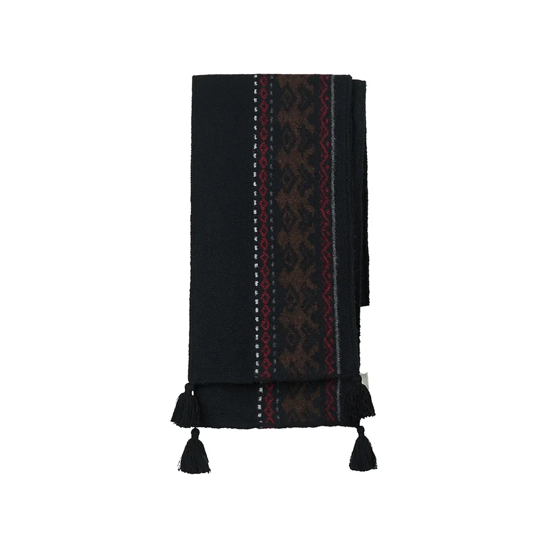 Fair Isle Tassel Scarf - Image 7