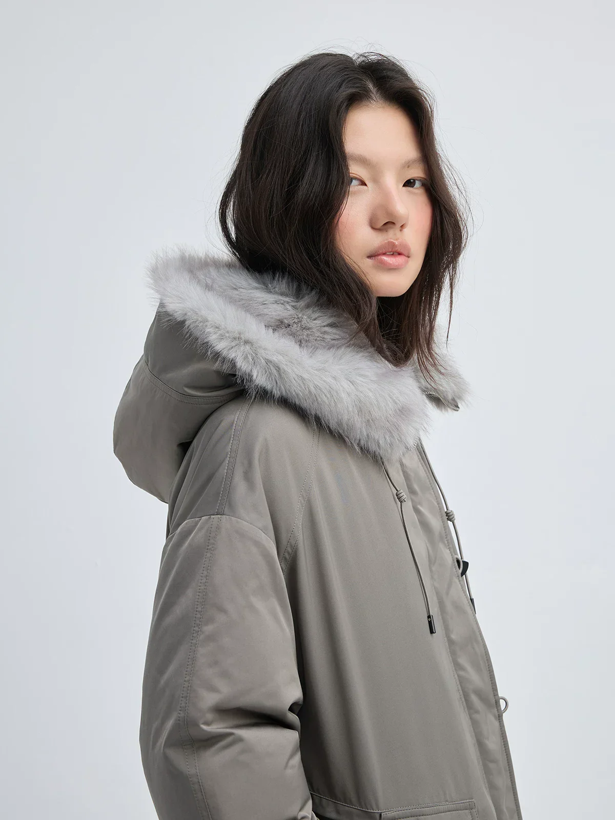 Faux Fur Hooded Parka - Image 4