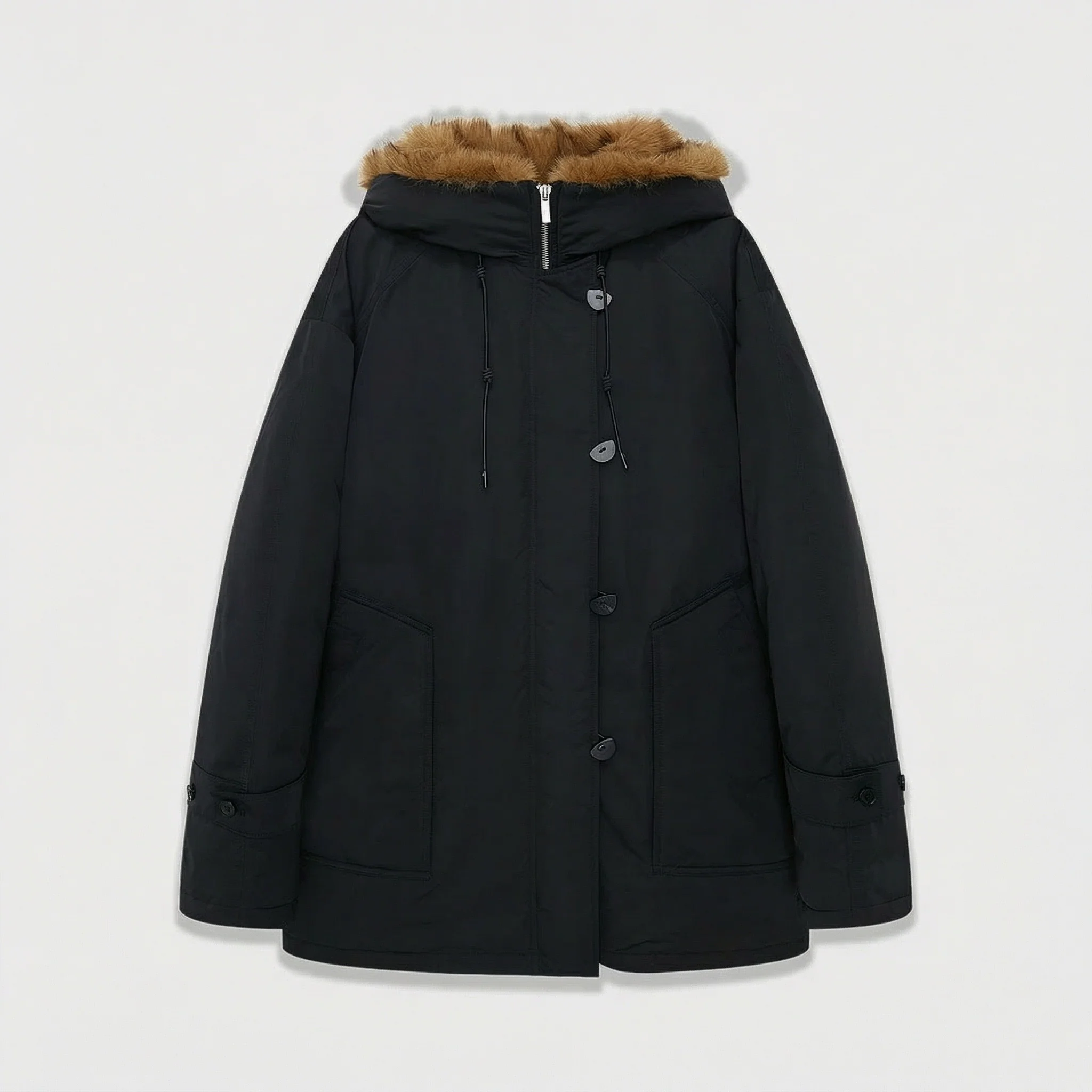 Faux Fur Hooded Parka - Image 7