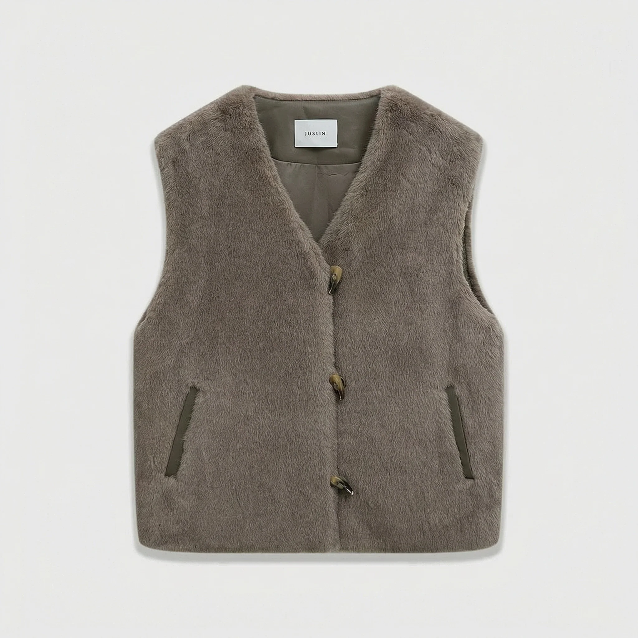 Faux Fur Vest - Image 6