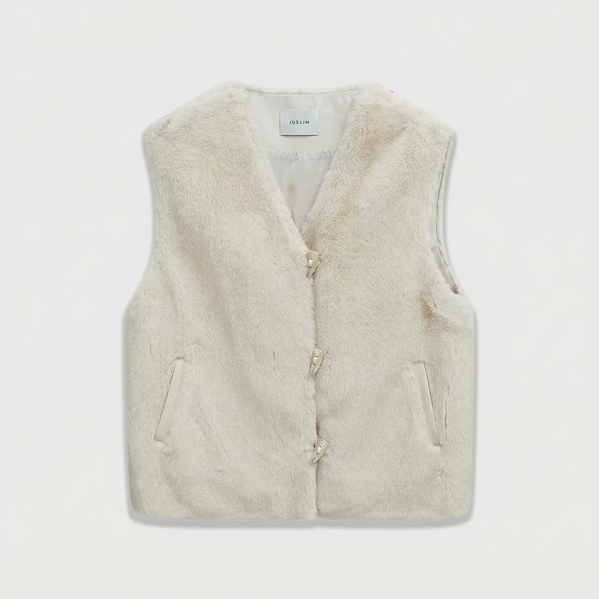 Faux Fur Vest - Image 8