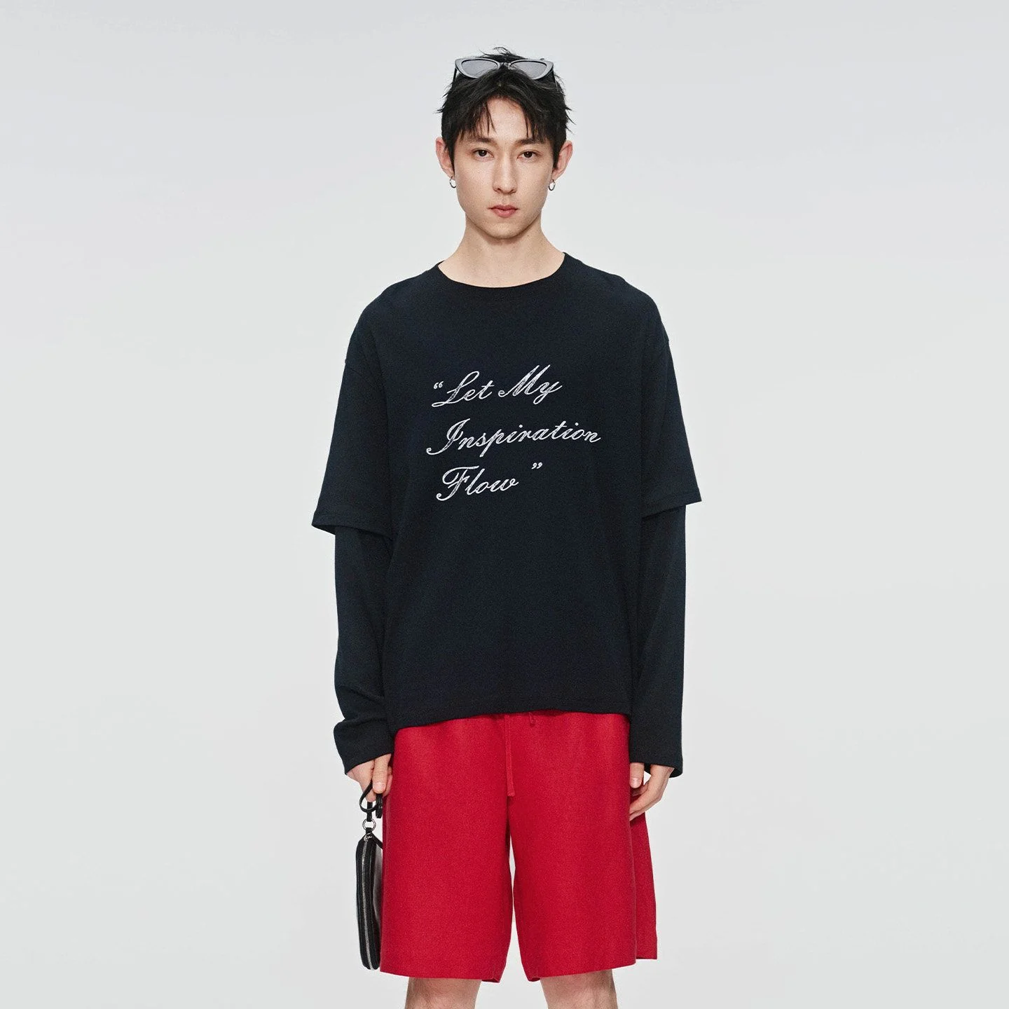 Faux Layer Slogan Tee - Image 7