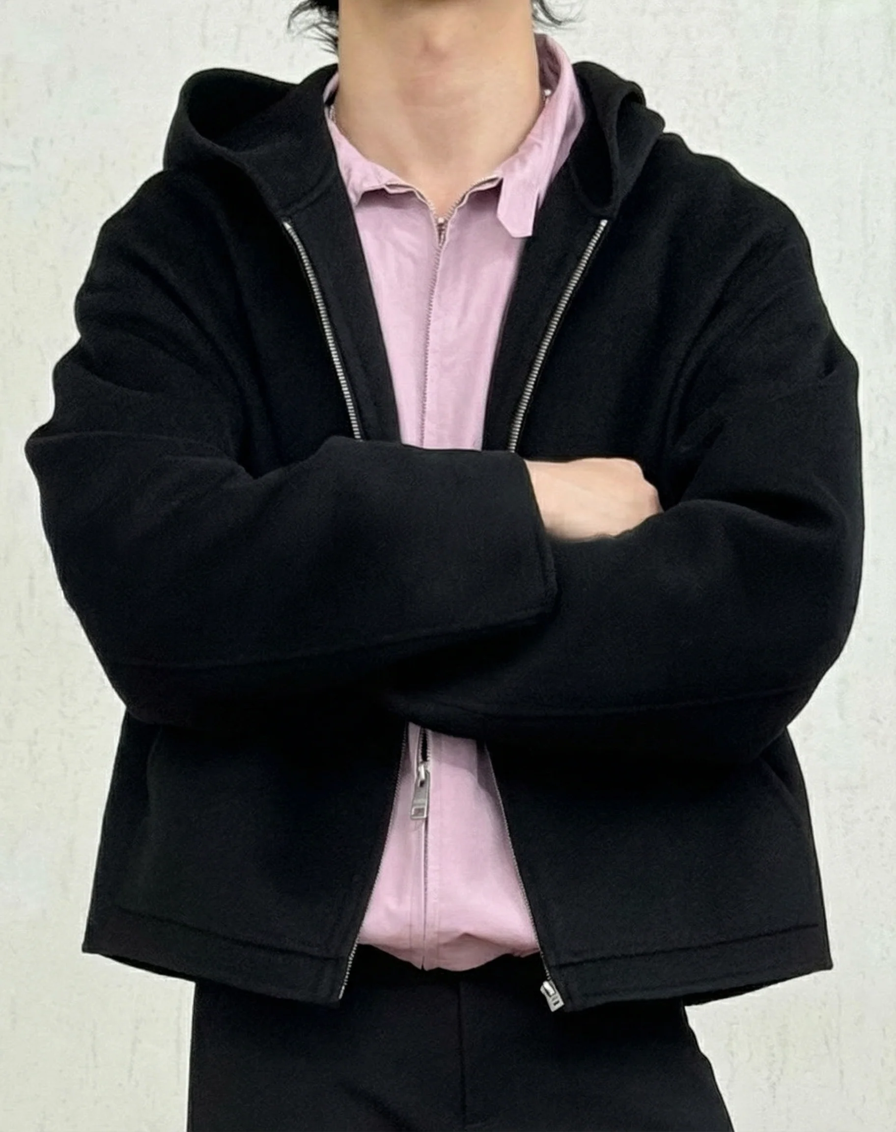 Felted Zip Hoodie - Image 3