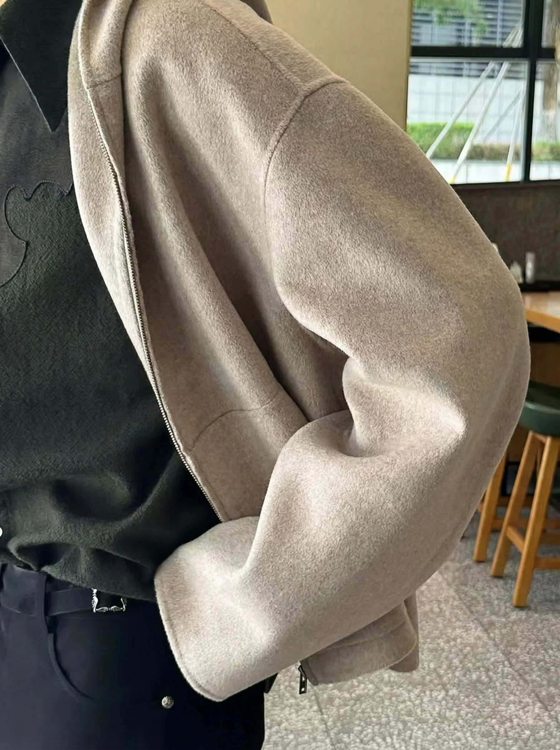 Felted Zip Hoodie - Image 4