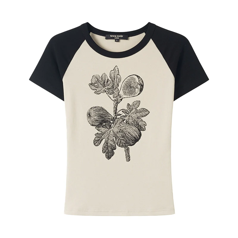 Fig Botanical Raglan Tee - Image 6