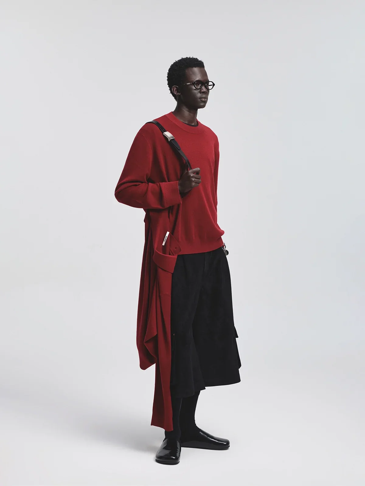 Fine-Gauge Merino Wool Knit Sweater - Image 2