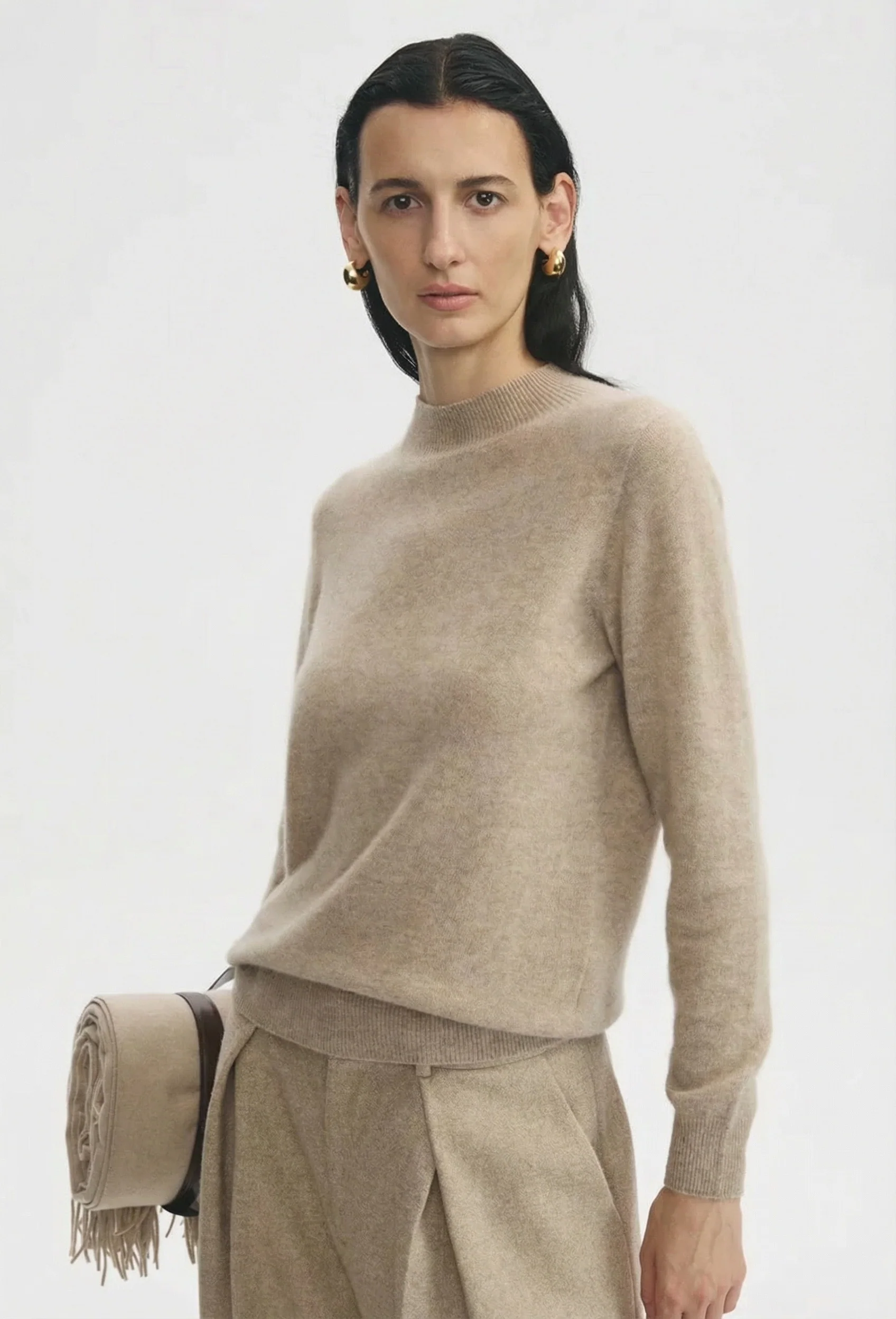 Fine Knit Crewneck Sweater - Image 2