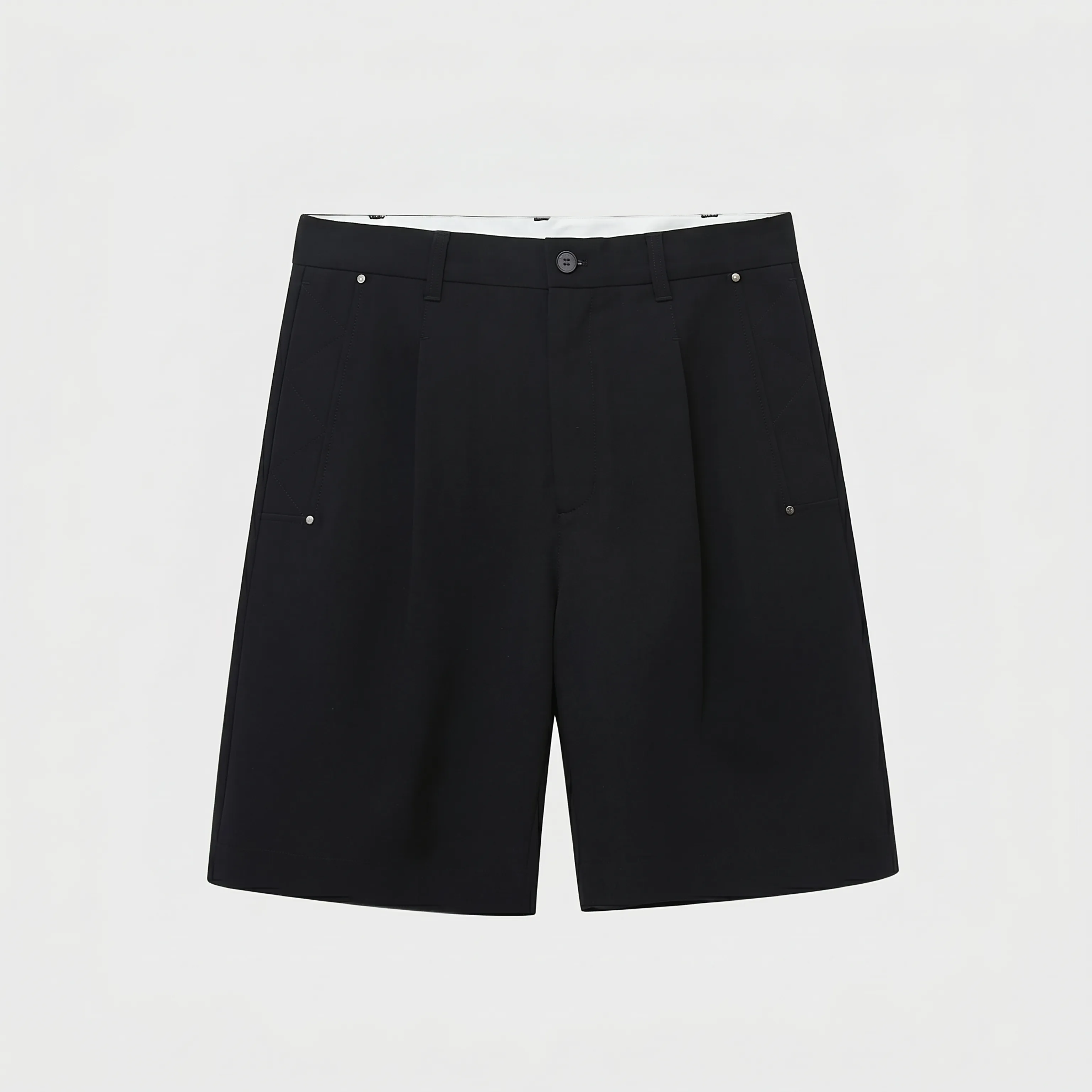 Fine-Spun Wide-Leg Suit Shorts - Image 7