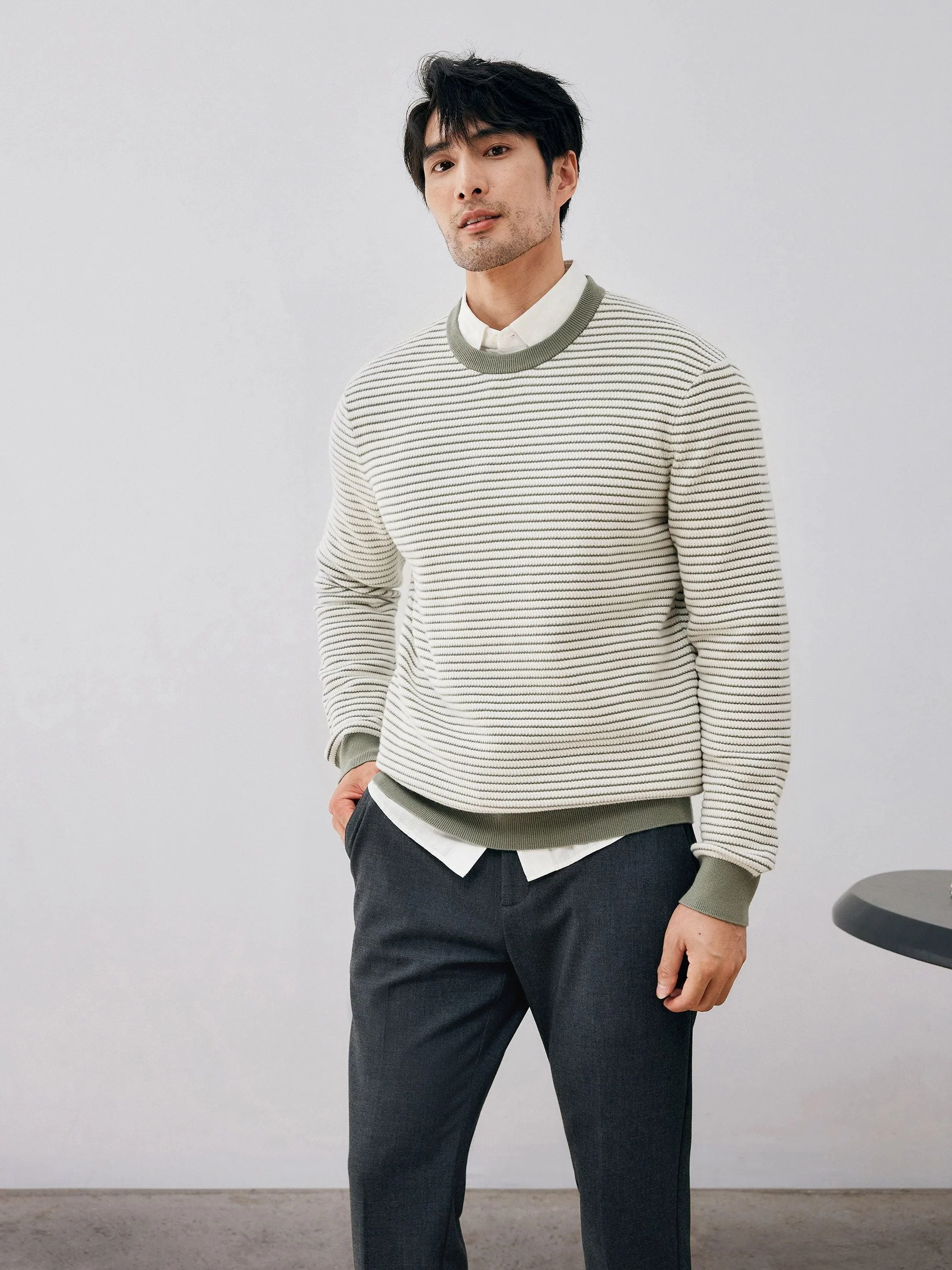 Fine Stripe Sweater - Image 3