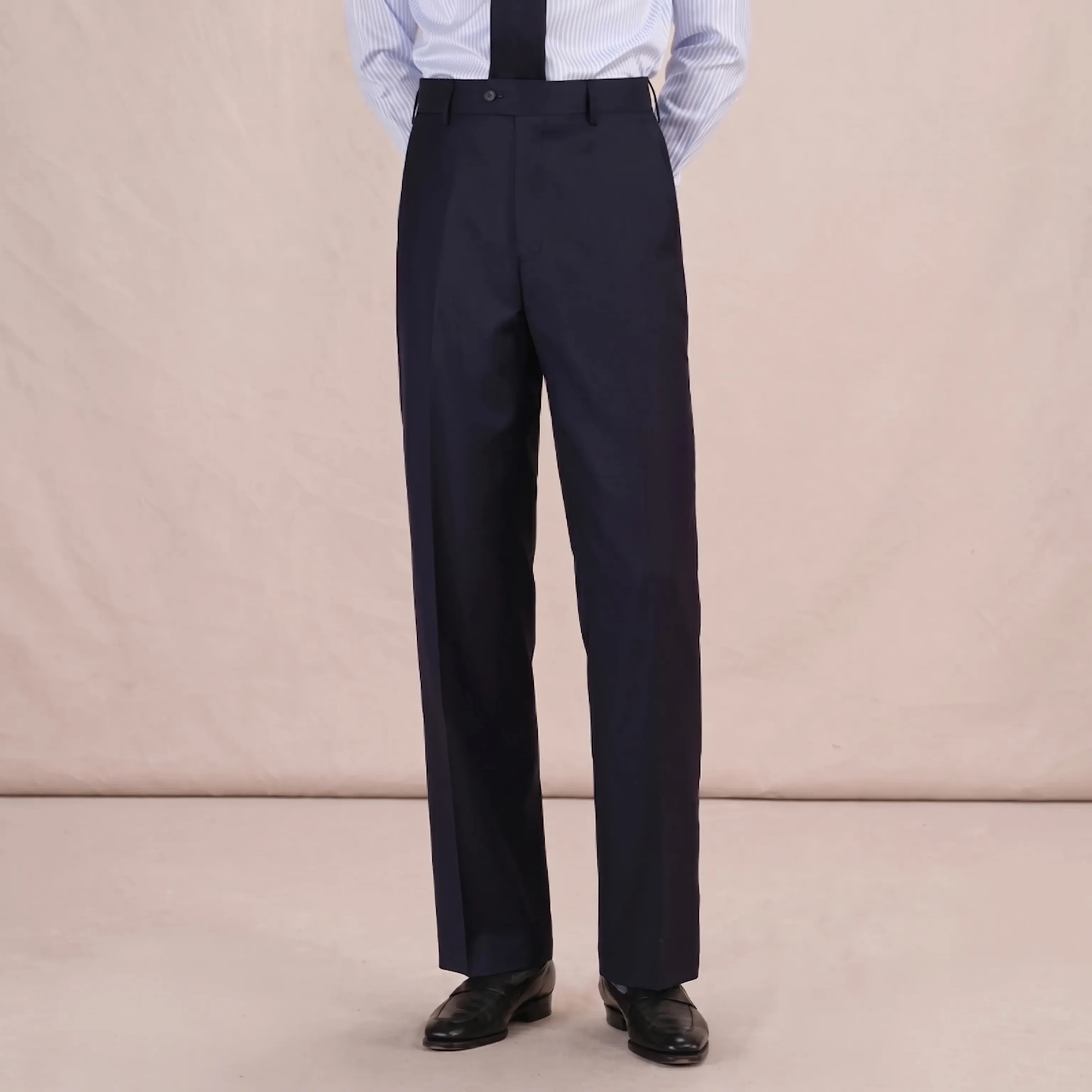 Finely Woven Wool Trousers - Image 6