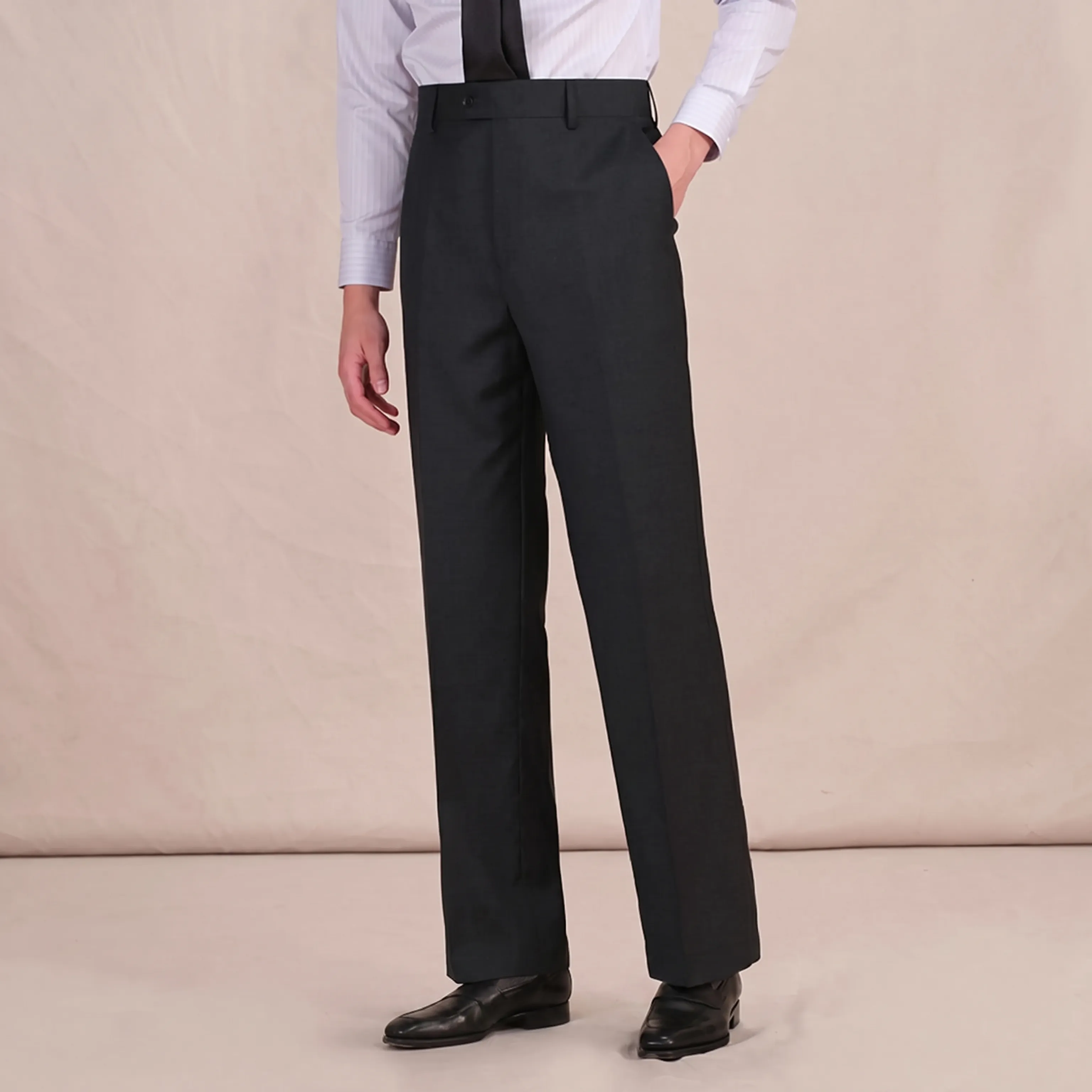 Finely Woven Wool Trousers - Image 8