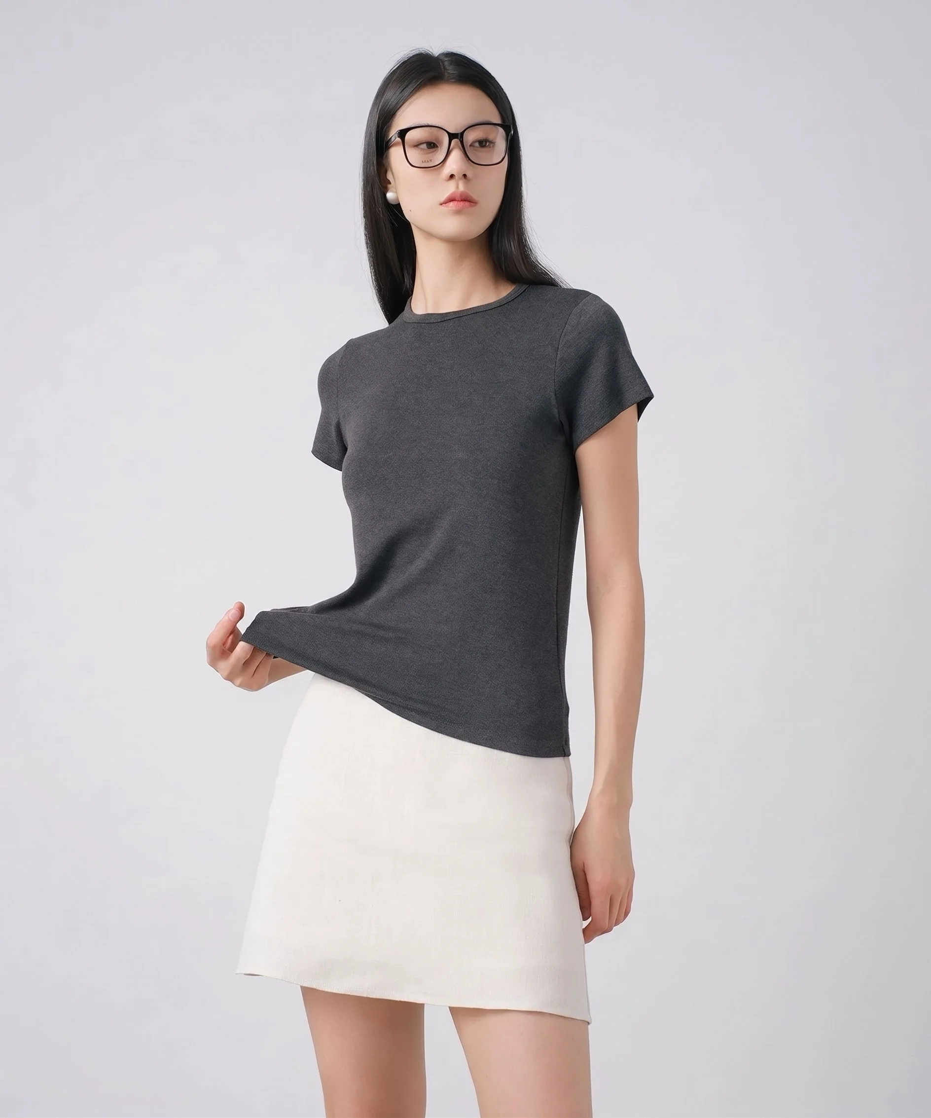 Fitted Crewneck Tee