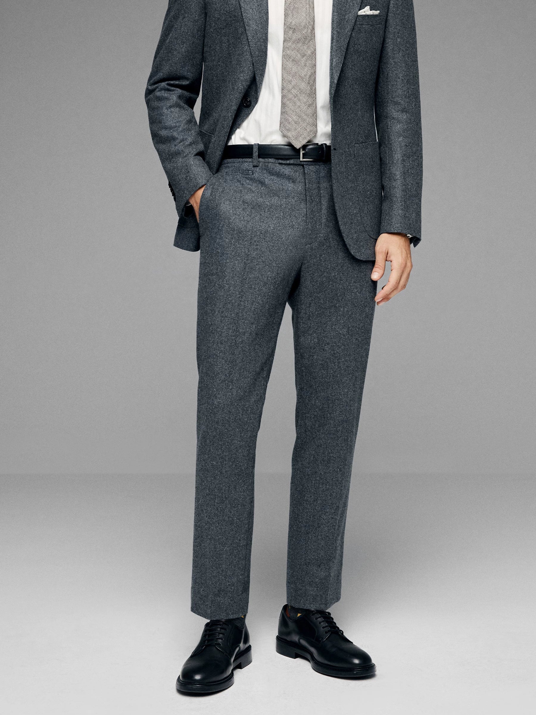 Flannel Wool Dress Trousers - Image 2