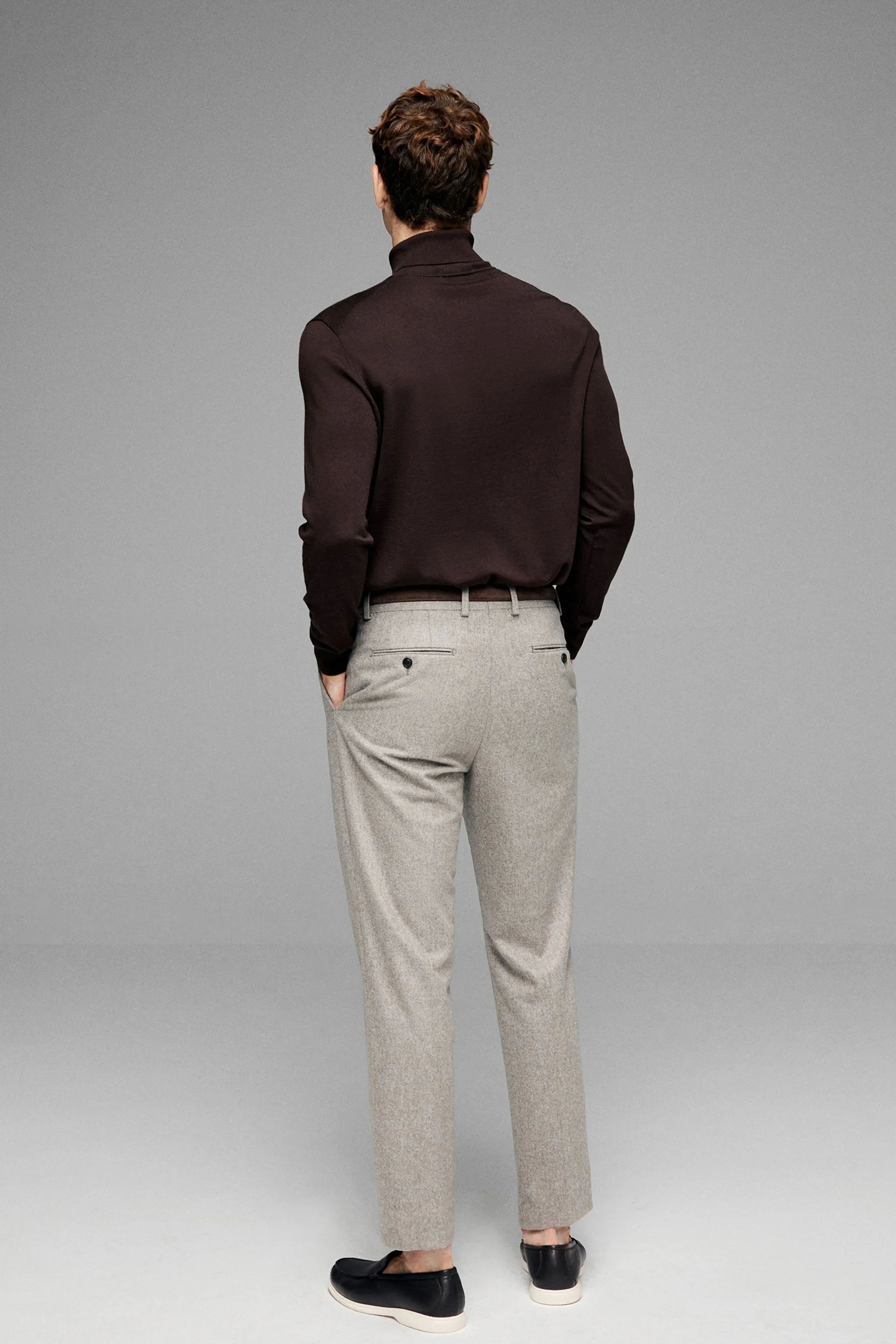 Flannel Wool Dress Trousers - Image 4