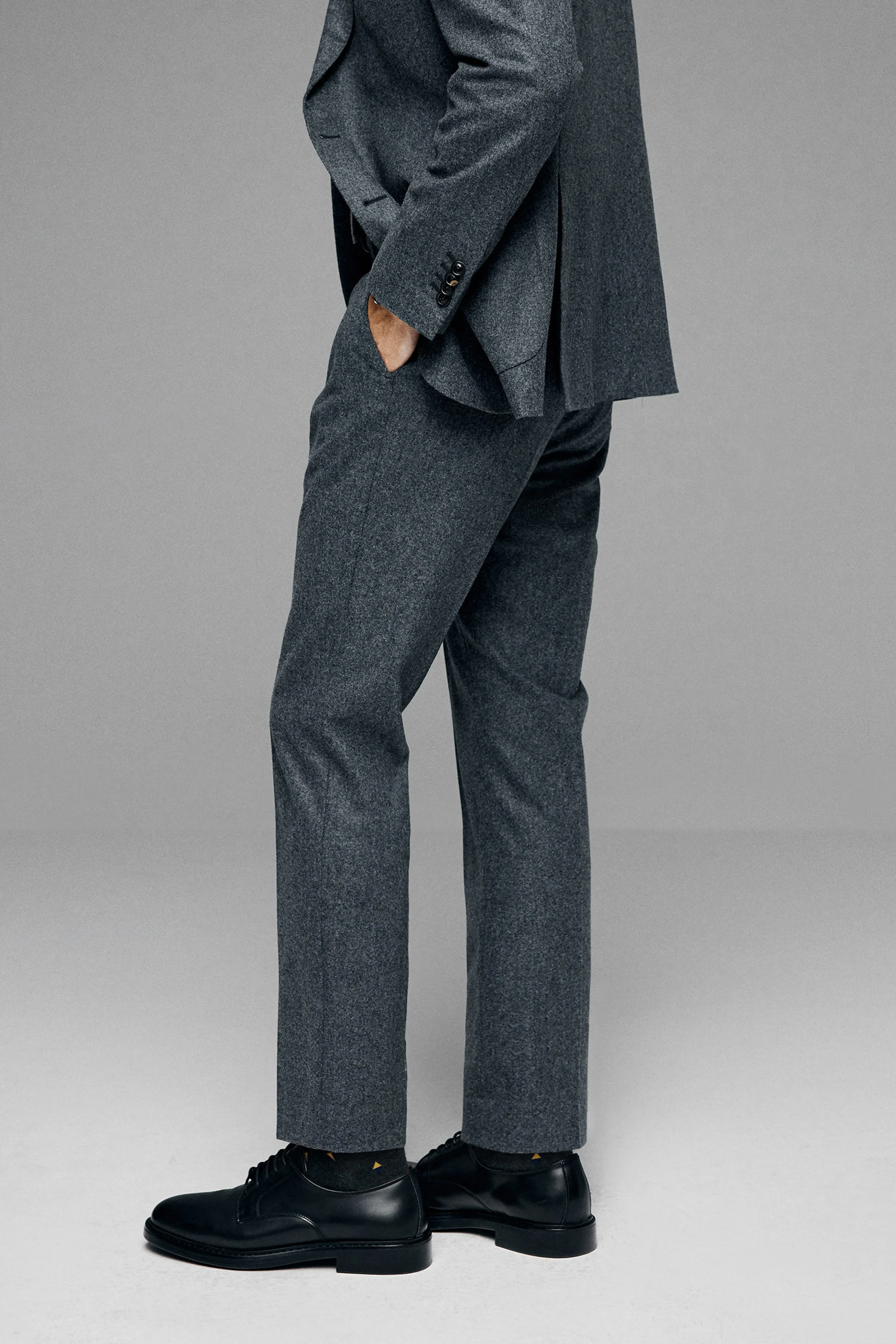 Flannel Wool Dress Trousers - Image 5