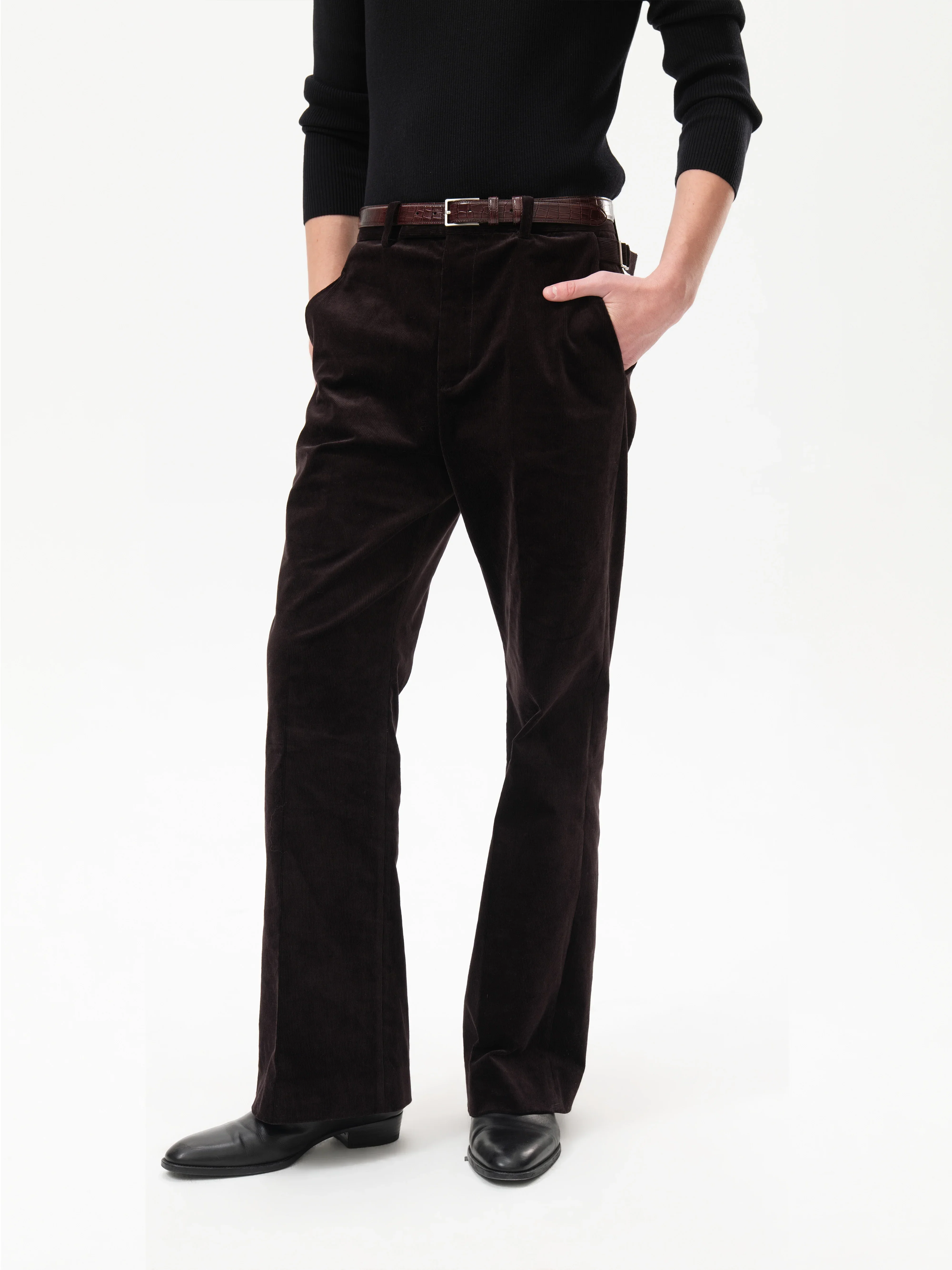 Flared Corduroy Trousers