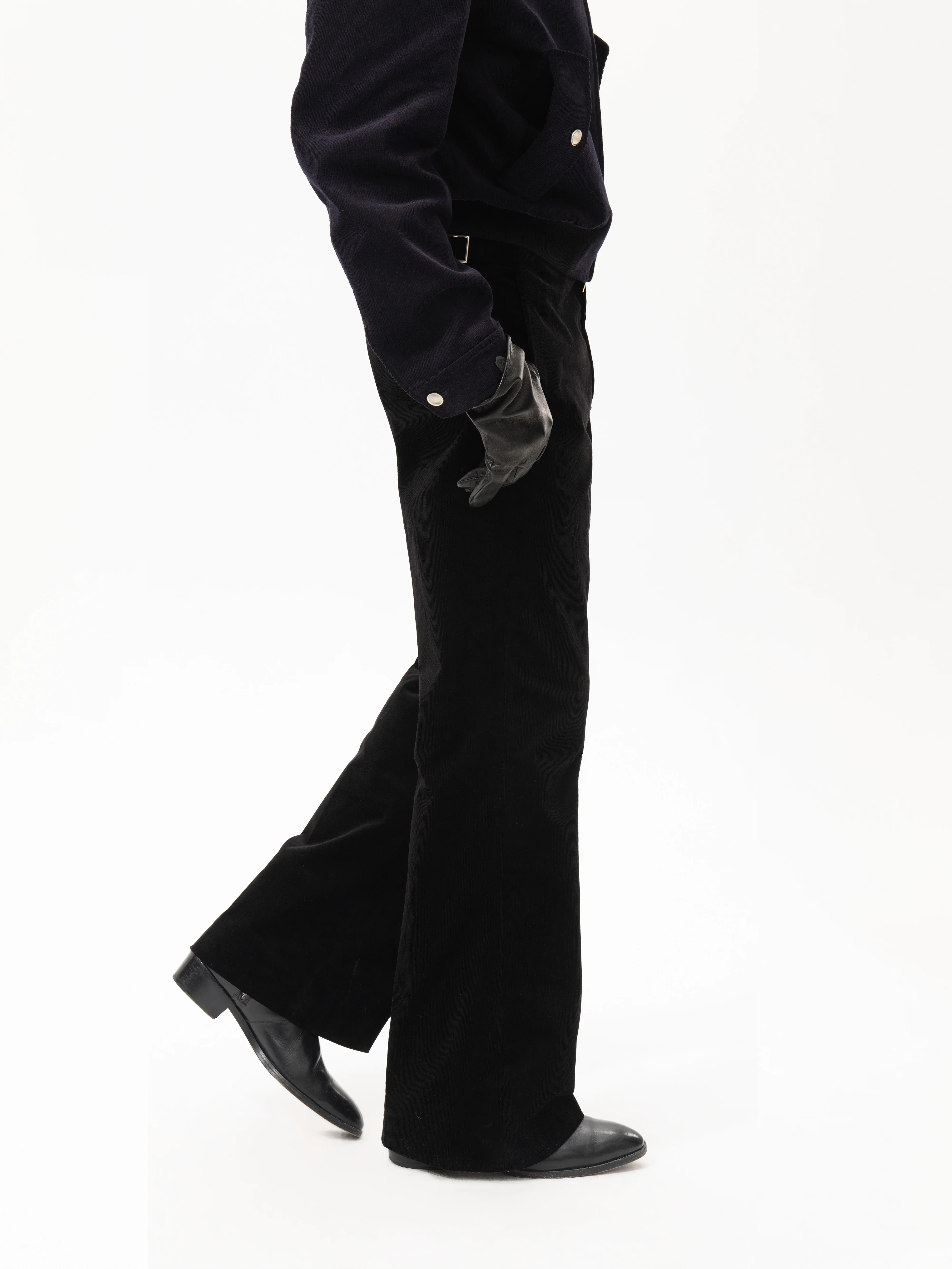 Flared Corduroy Trousers - Image 4