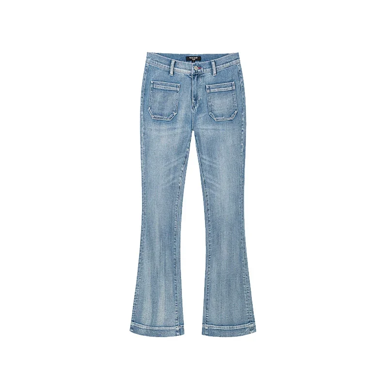 Flared Denim Jeans - Image 5