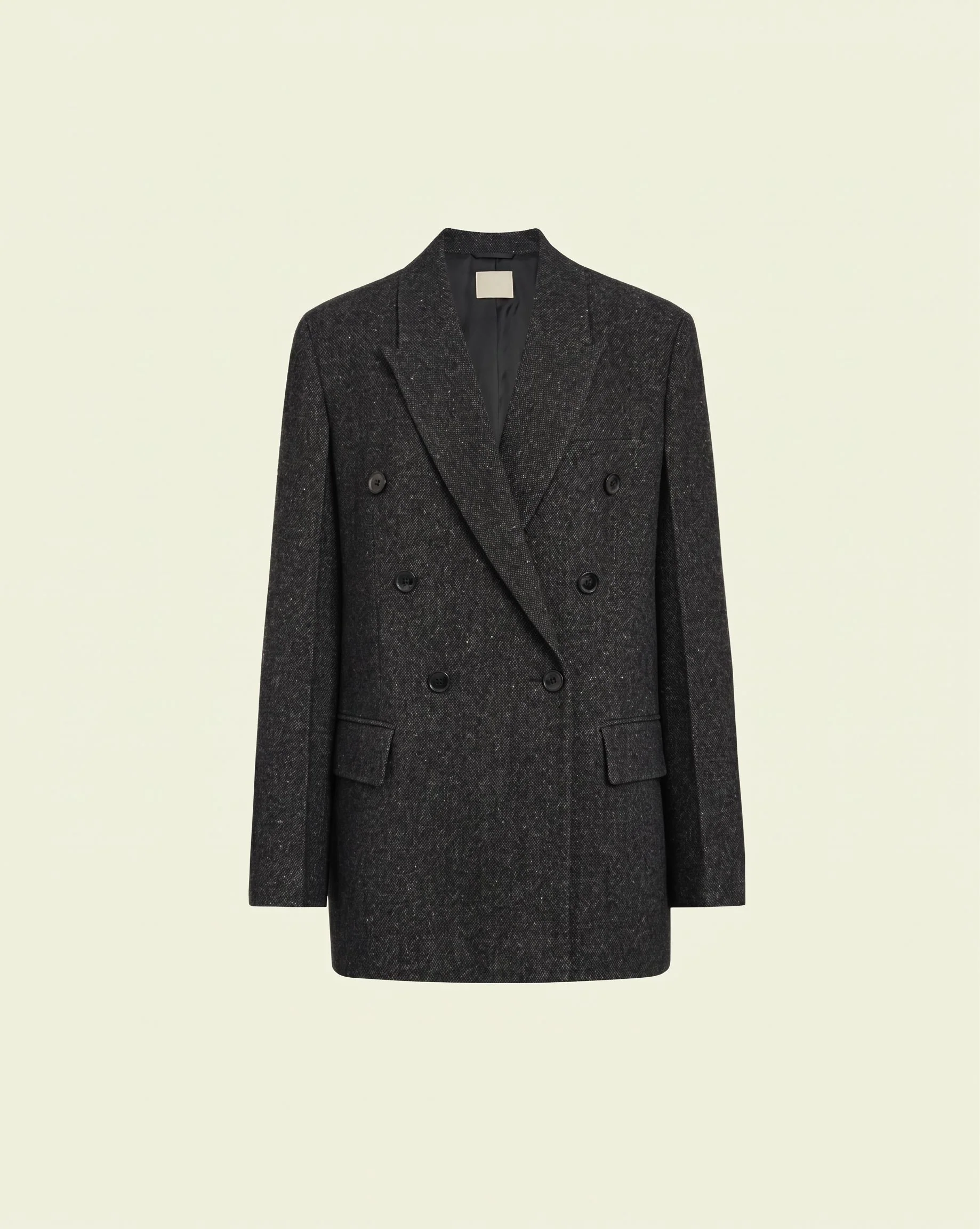 Flecked Double-Breasted Blazer - Image 5