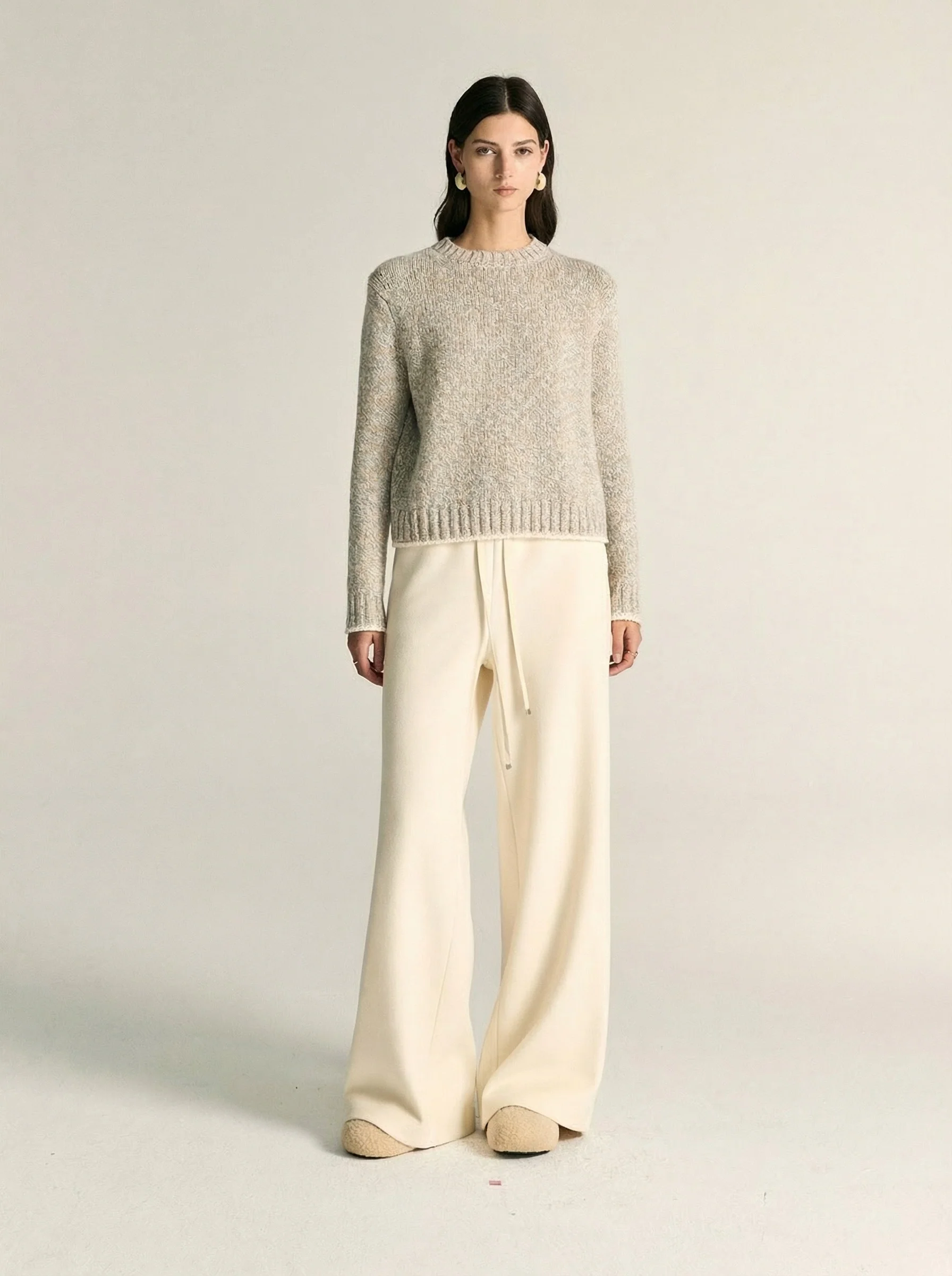 Flecked Merino Crewneck Sweater - Image 2