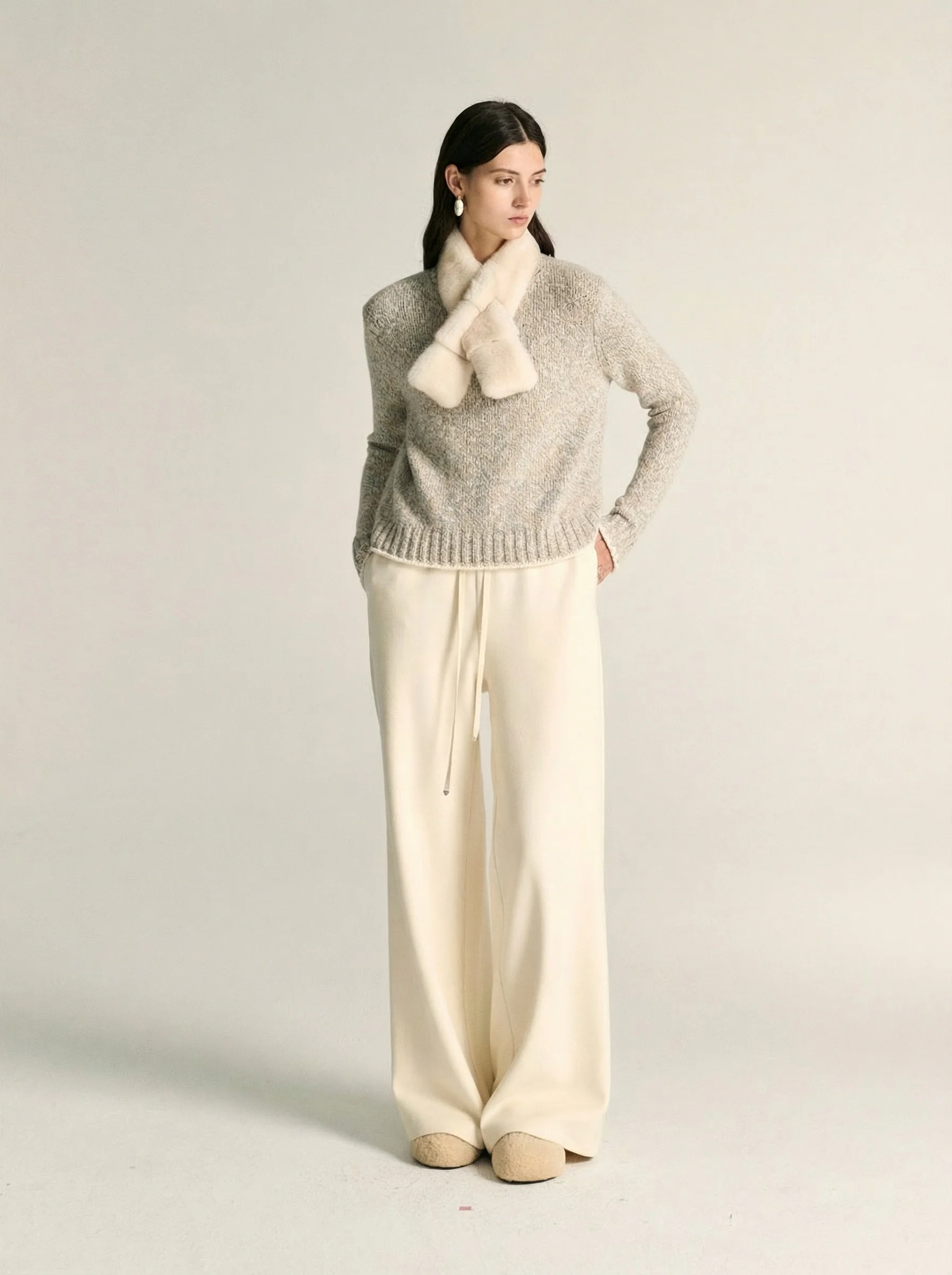 Flecked Merino Crewneck Sweater - Image 4