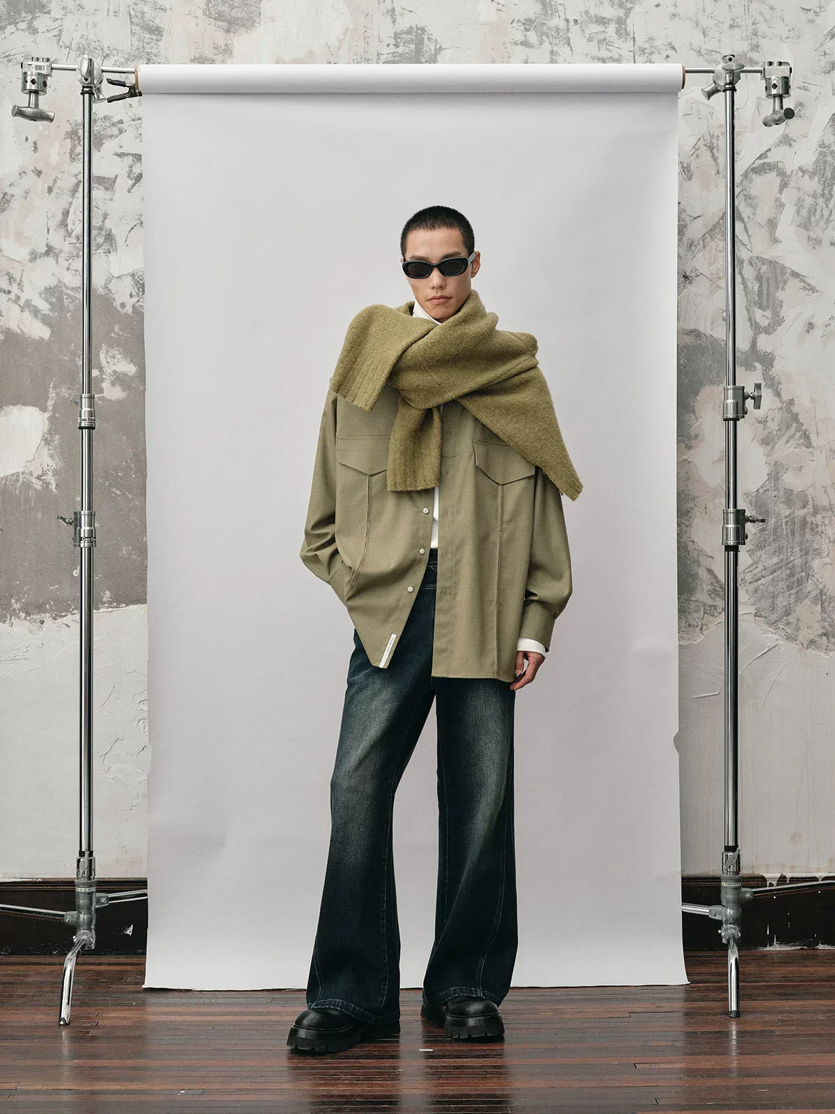 Fleece-Finish Utility Overshirt - Image 5