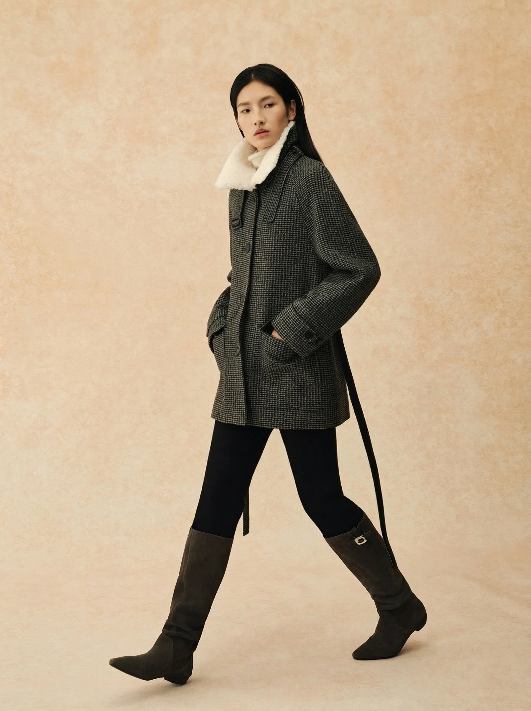 Fleece-Lined Straight-Leg Jeans - Image 2