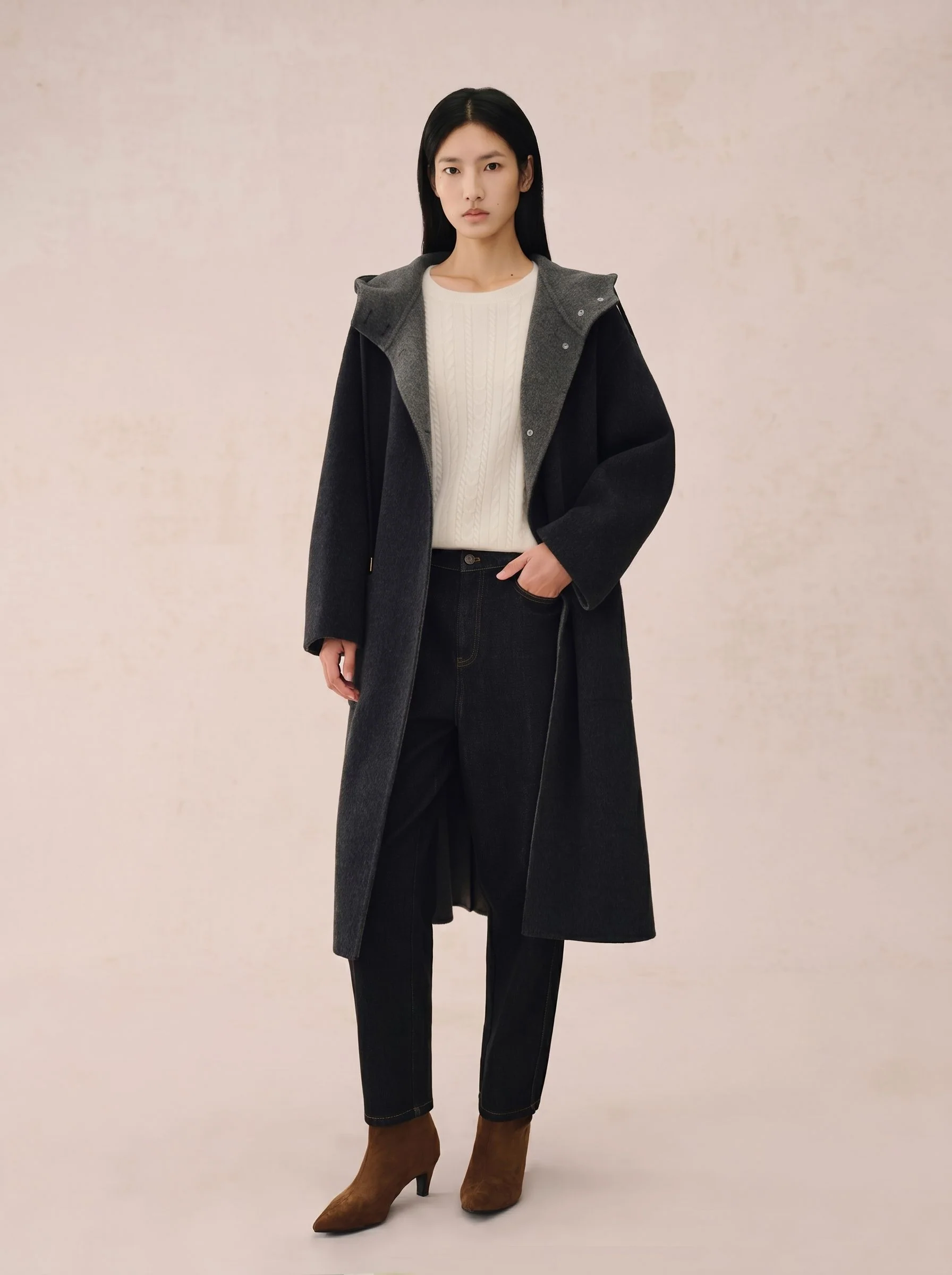 Fleece-Lined Tapered Jeans - Image 5