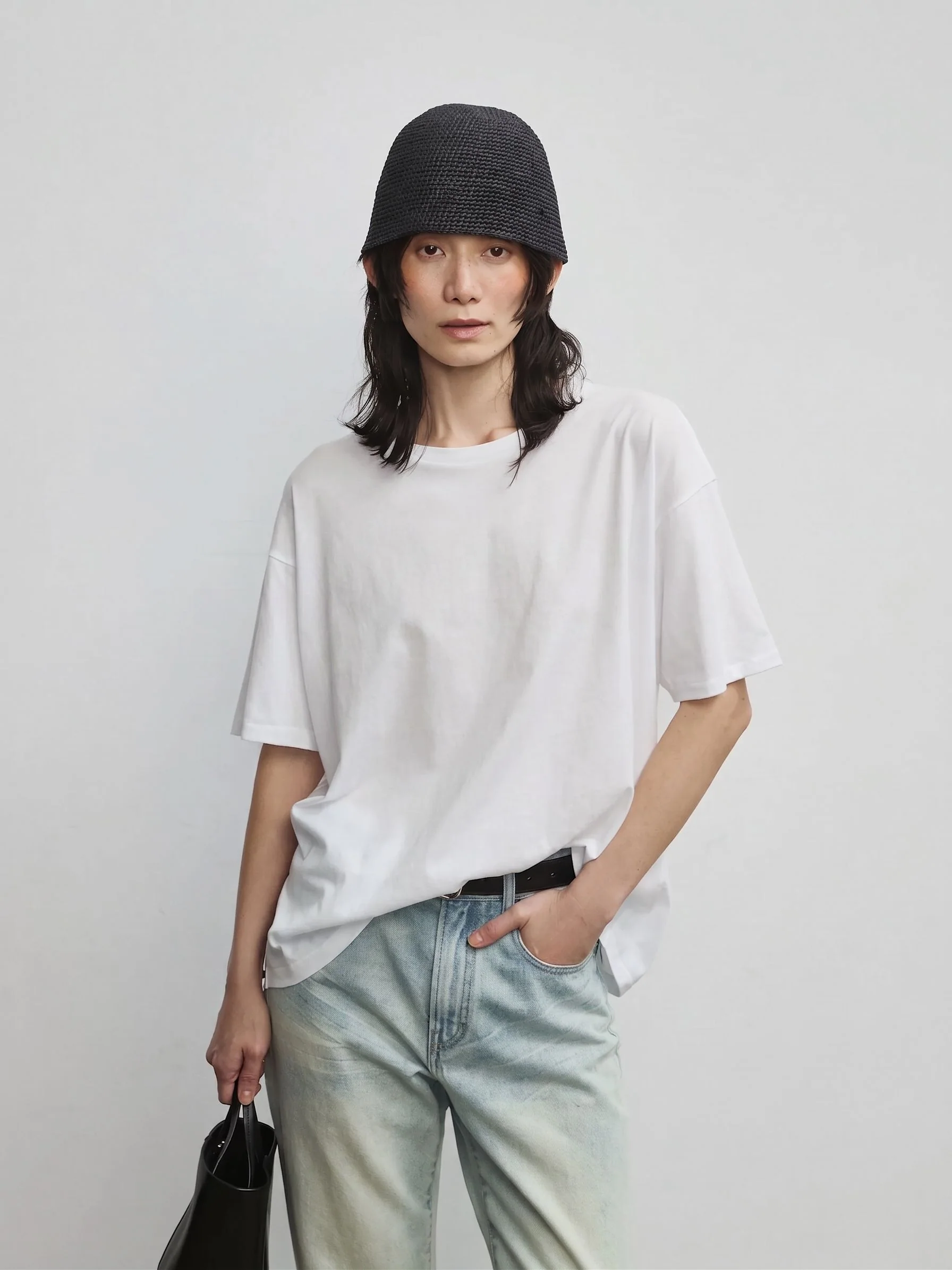 Flocked Slogan Tee