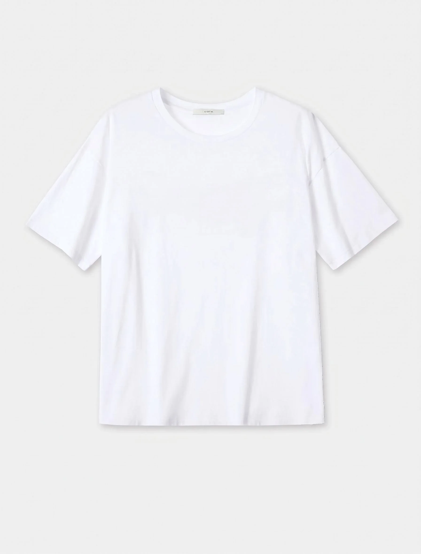 Flocked Slogan Tee - Image 6