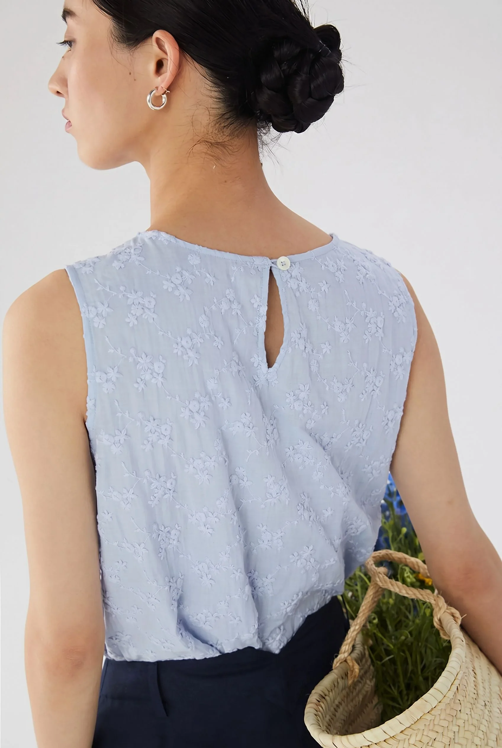 Floral Embroidered Shell - Image 3