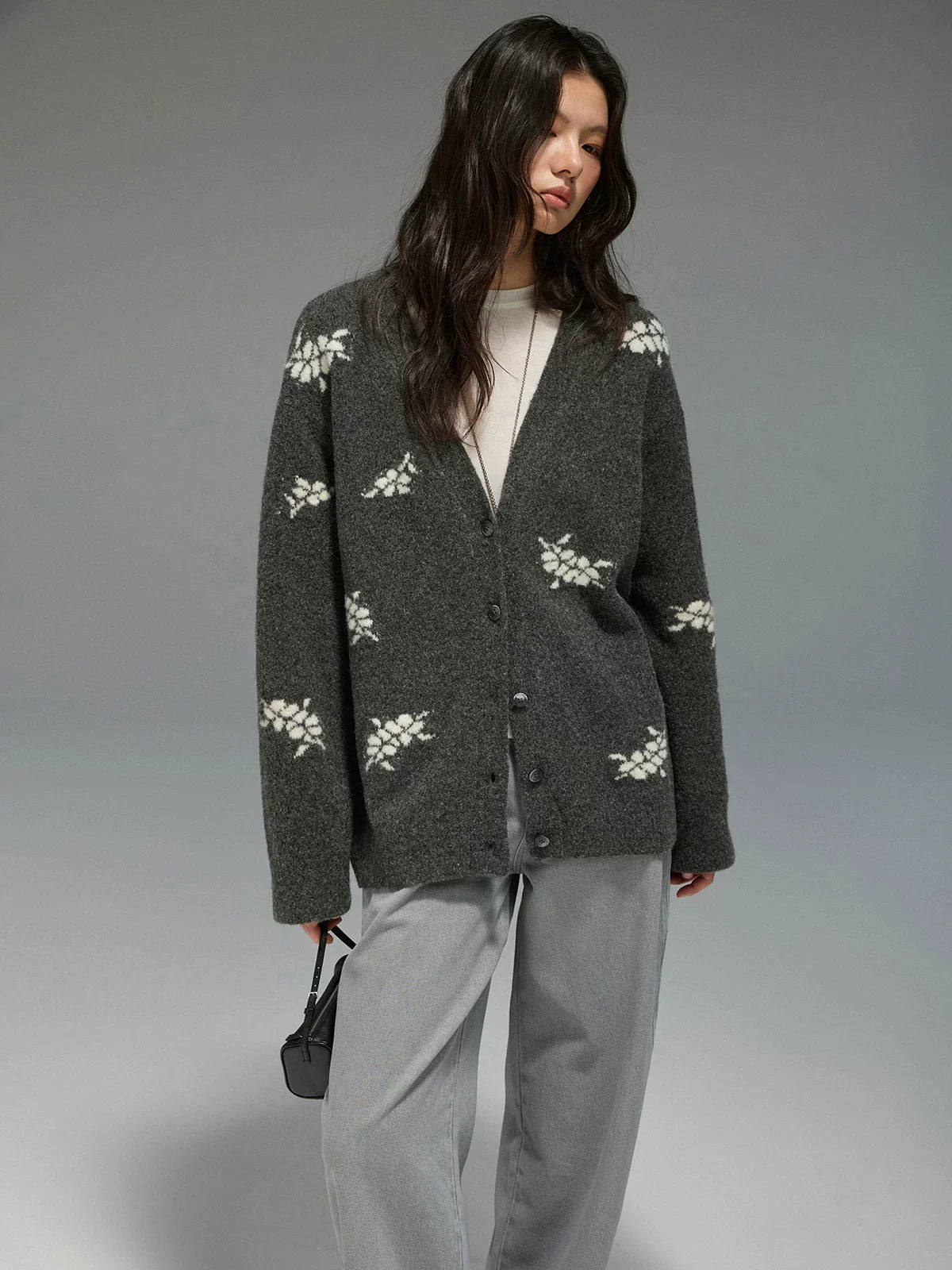 Floral Knit Cardigan - Image 3
