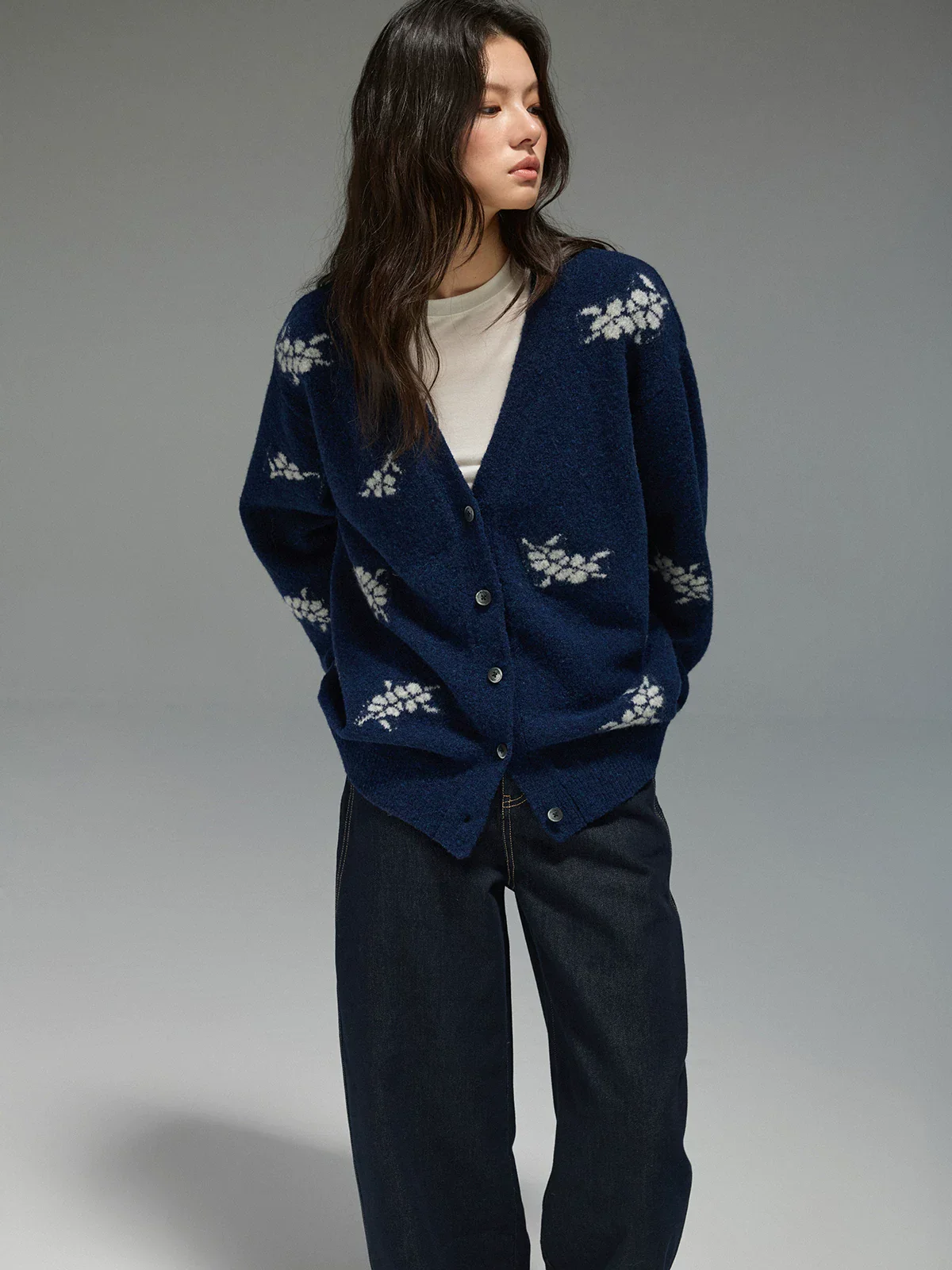Floral Knit Cardigan - Image 4