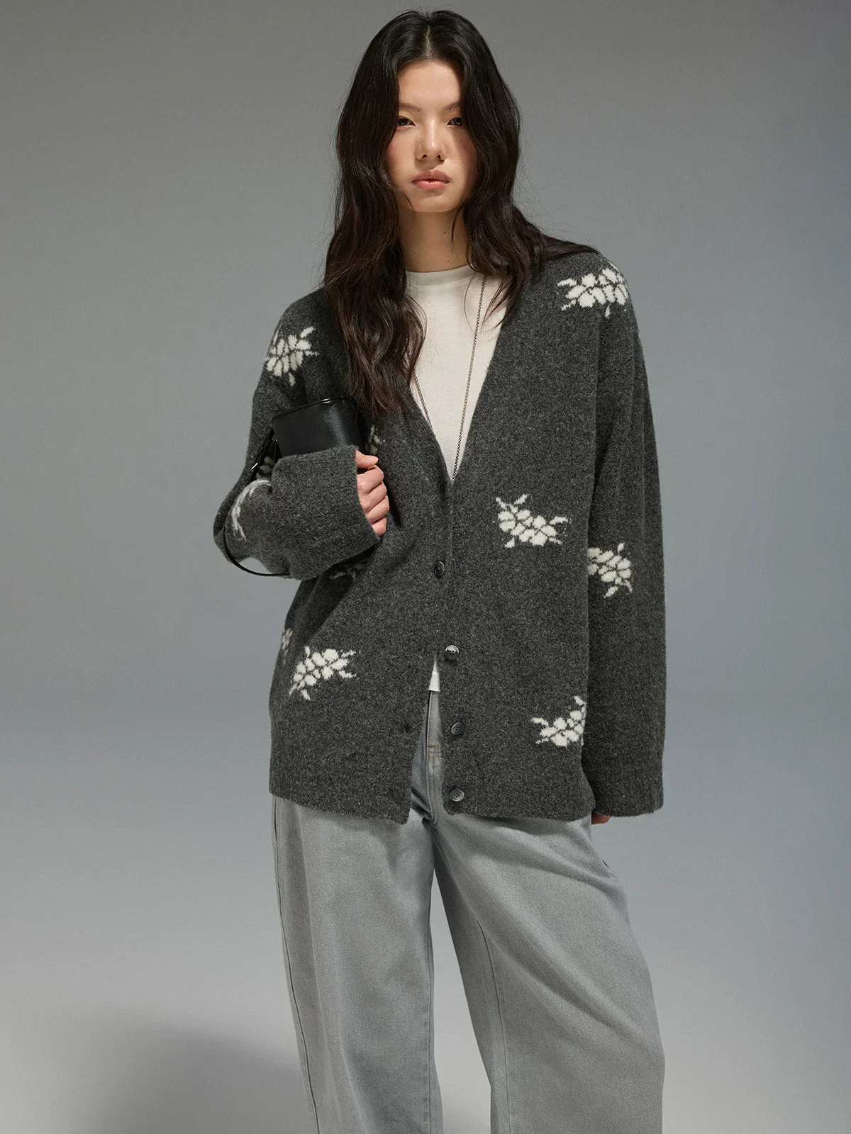 Floral Knit Cardigan - Image 5