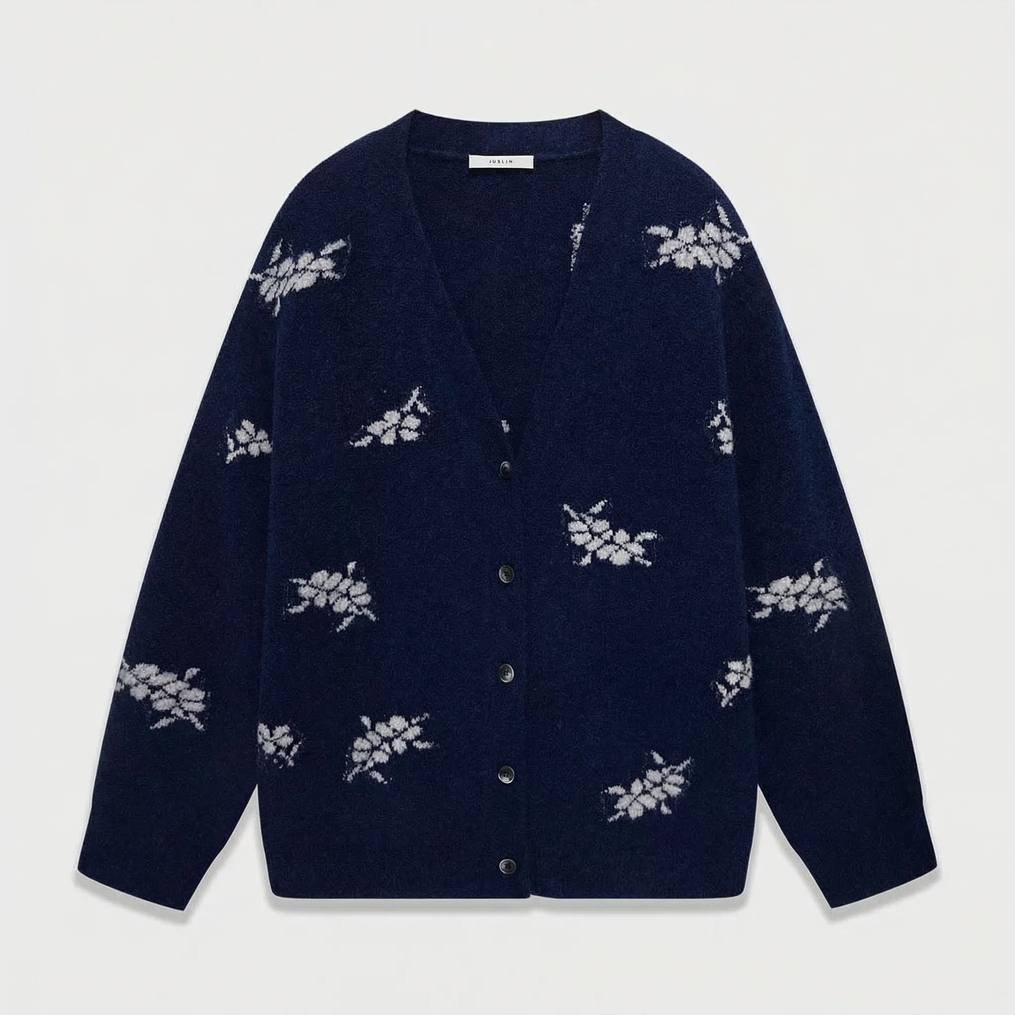 Floral Knit Cardigan - Image 7