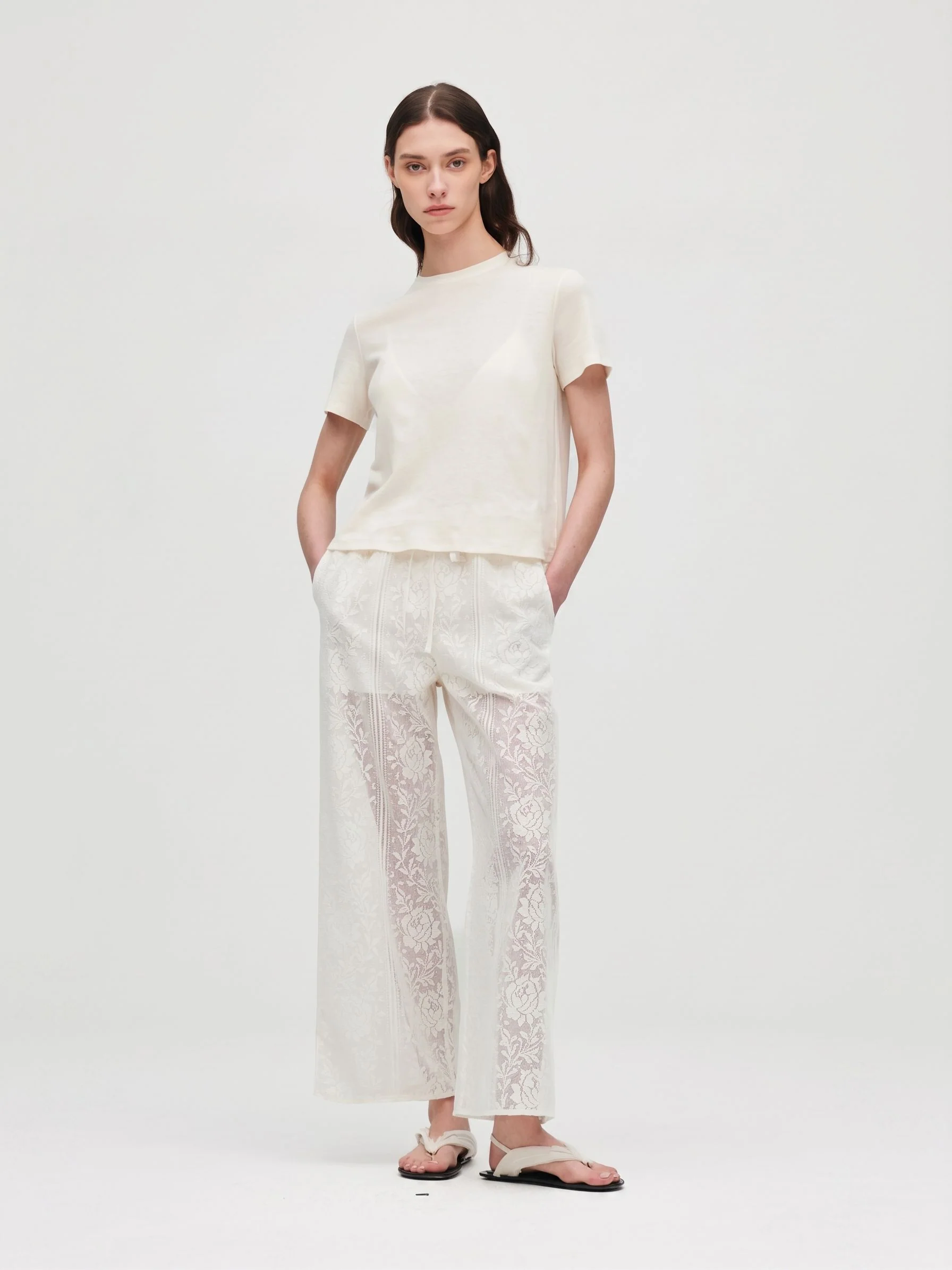 Floral Lace Pants - Image 2