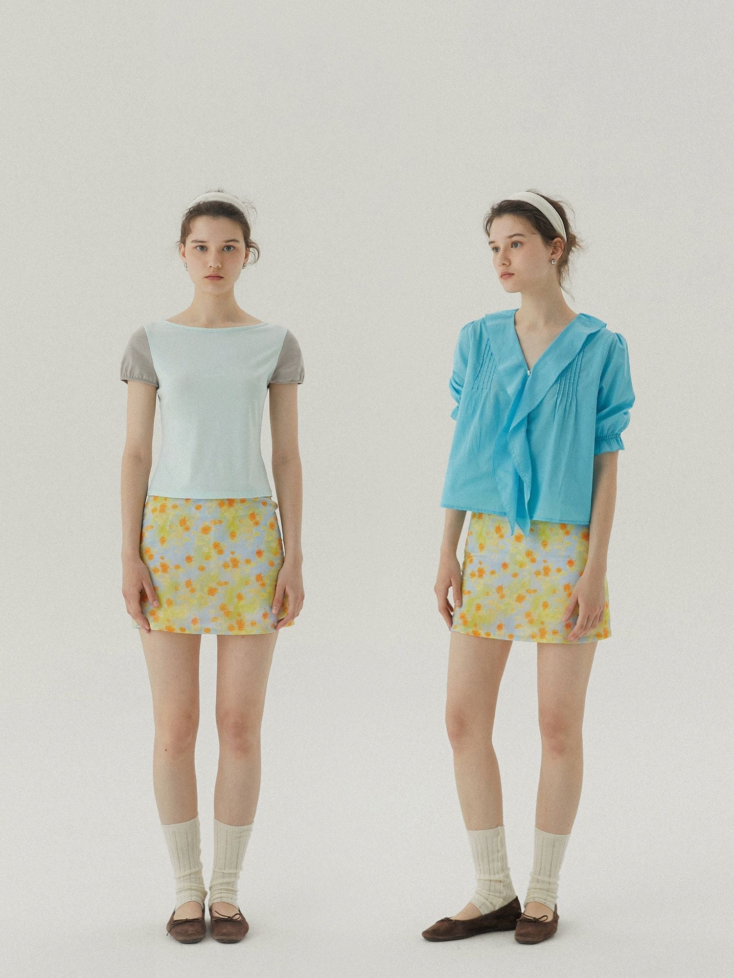 Floral Mini Skirt - Image 4