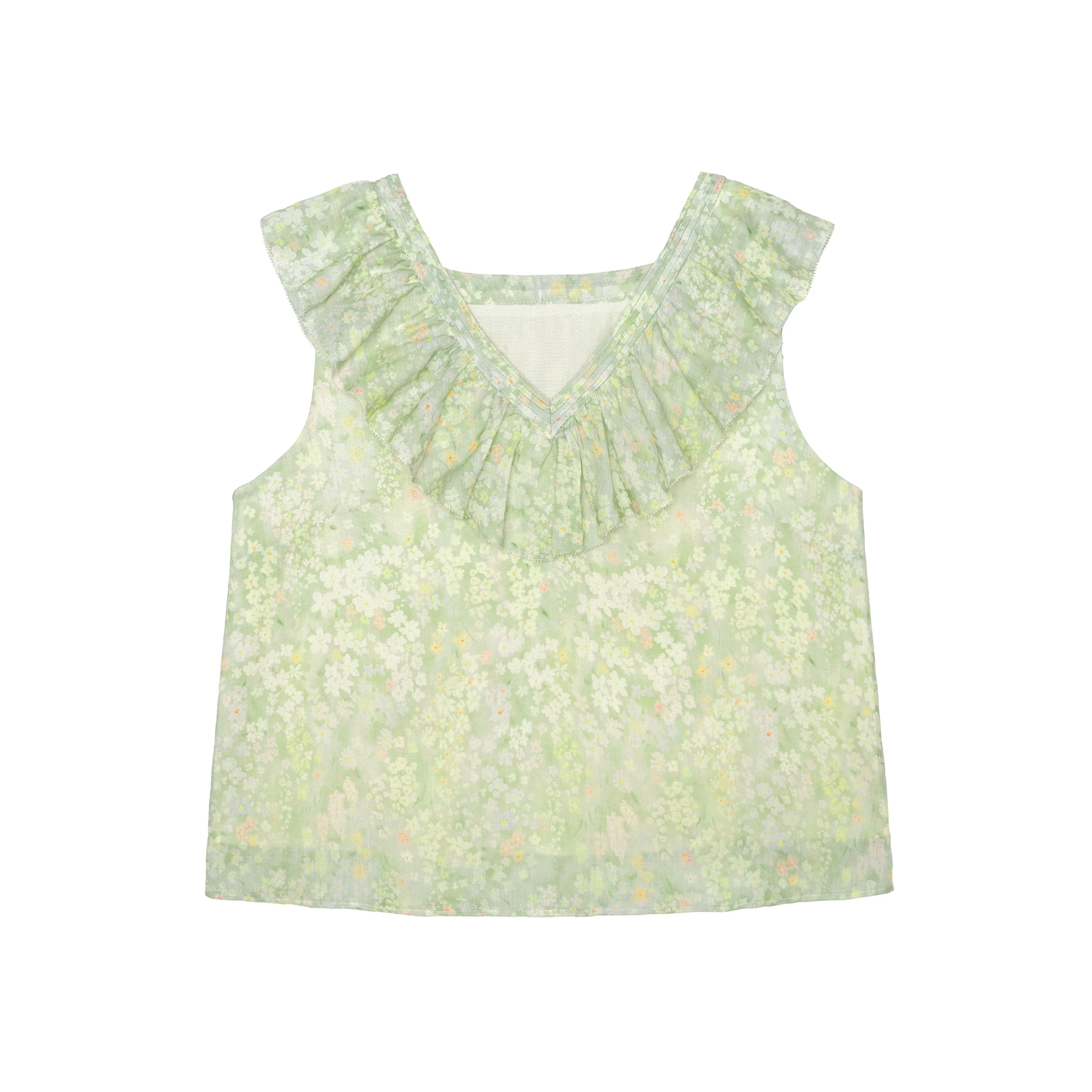 Floral Ruffle Blouse - Image 6
