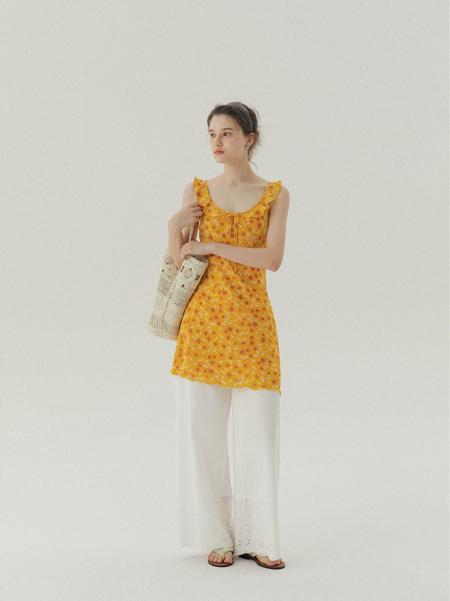 Floral Ruffle Mini Dress - Image 5