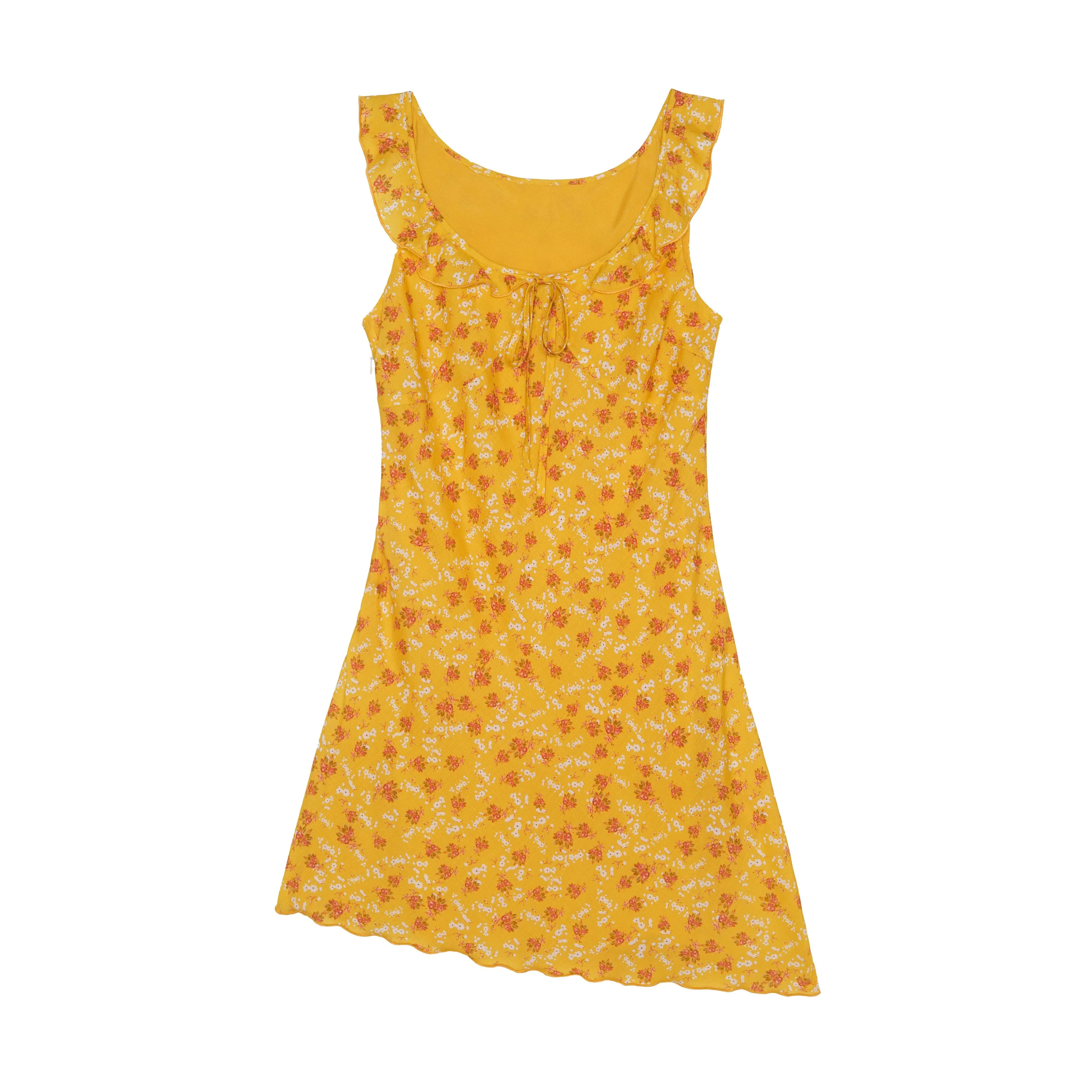 Floral Ruffle Mini Dress - Image 6