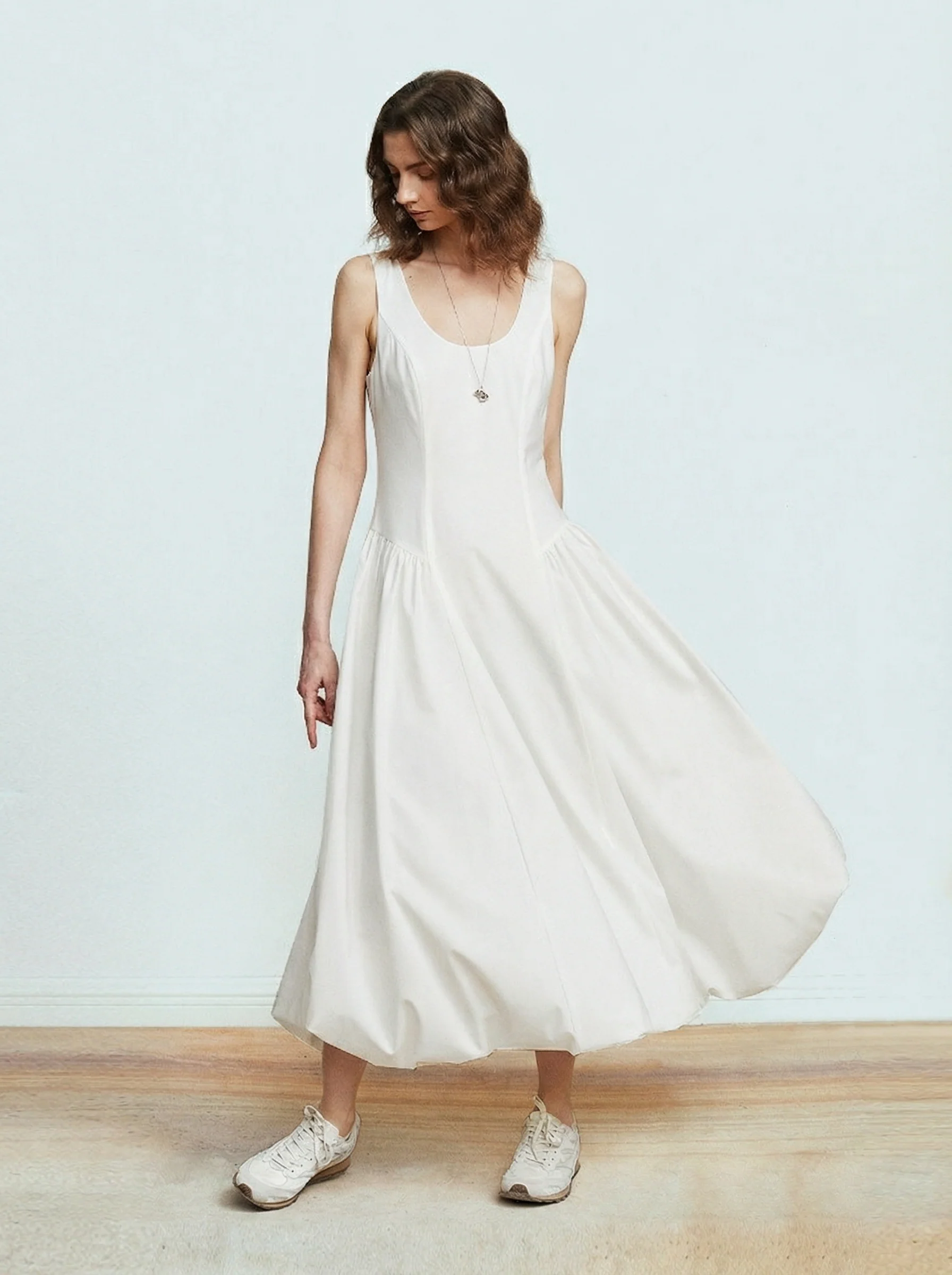 Flower Bud Midi Dress - Image 3